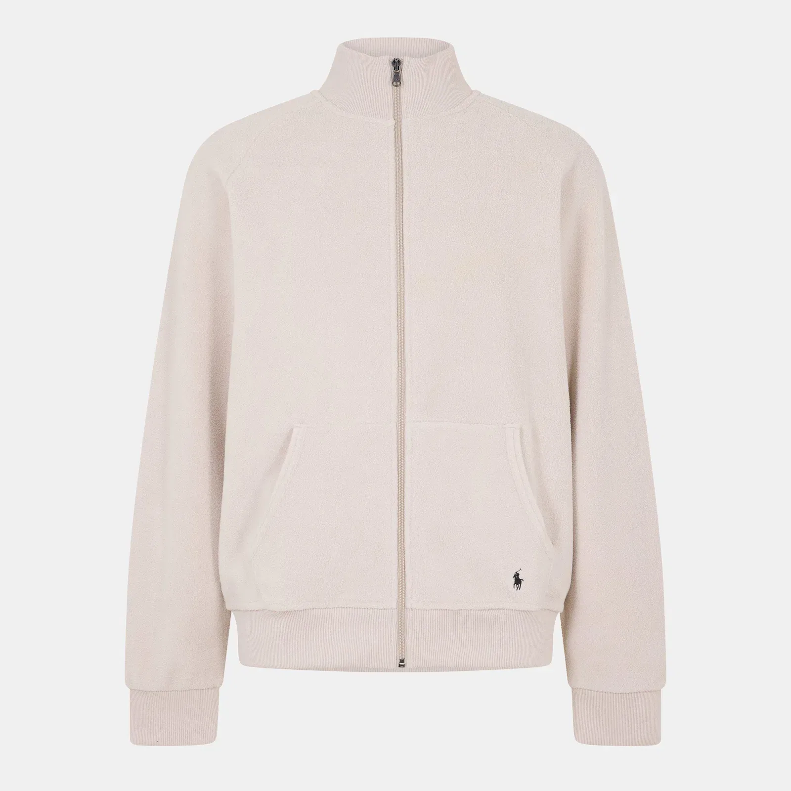 Lounge Full-Zip Mock Neck Top