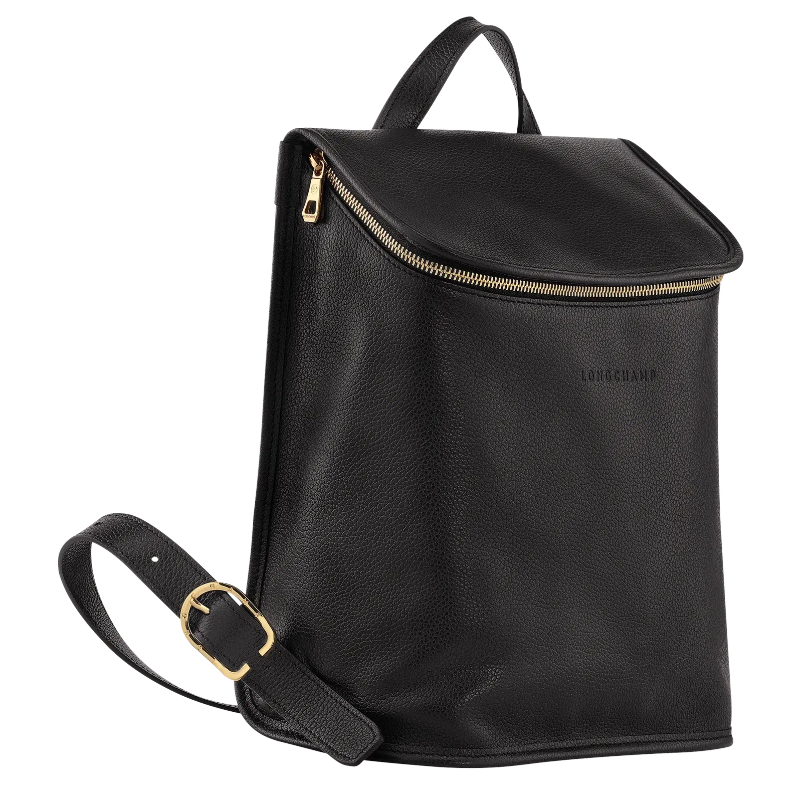 Longchamp Le Foulonné M Backpack Black