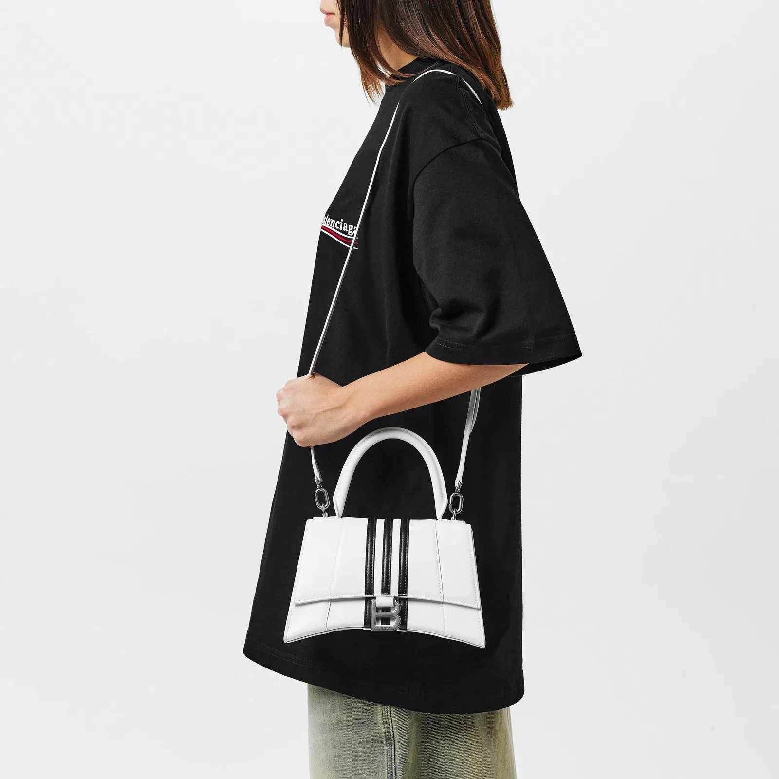 Hourglass Small Crocodile Handbag
