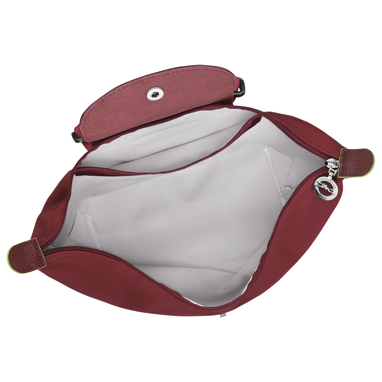 Longchamp Le Pliage Green M Backpack Wine