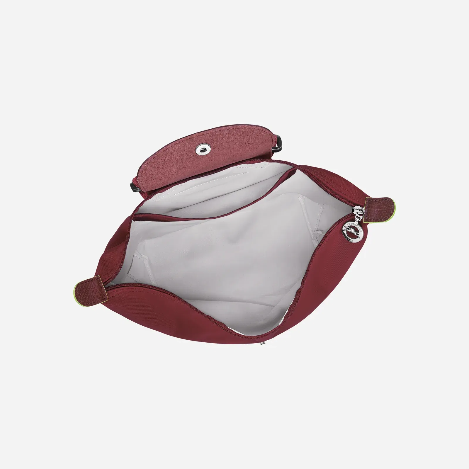Longchamp Le Pliage Green M Backpack Wine