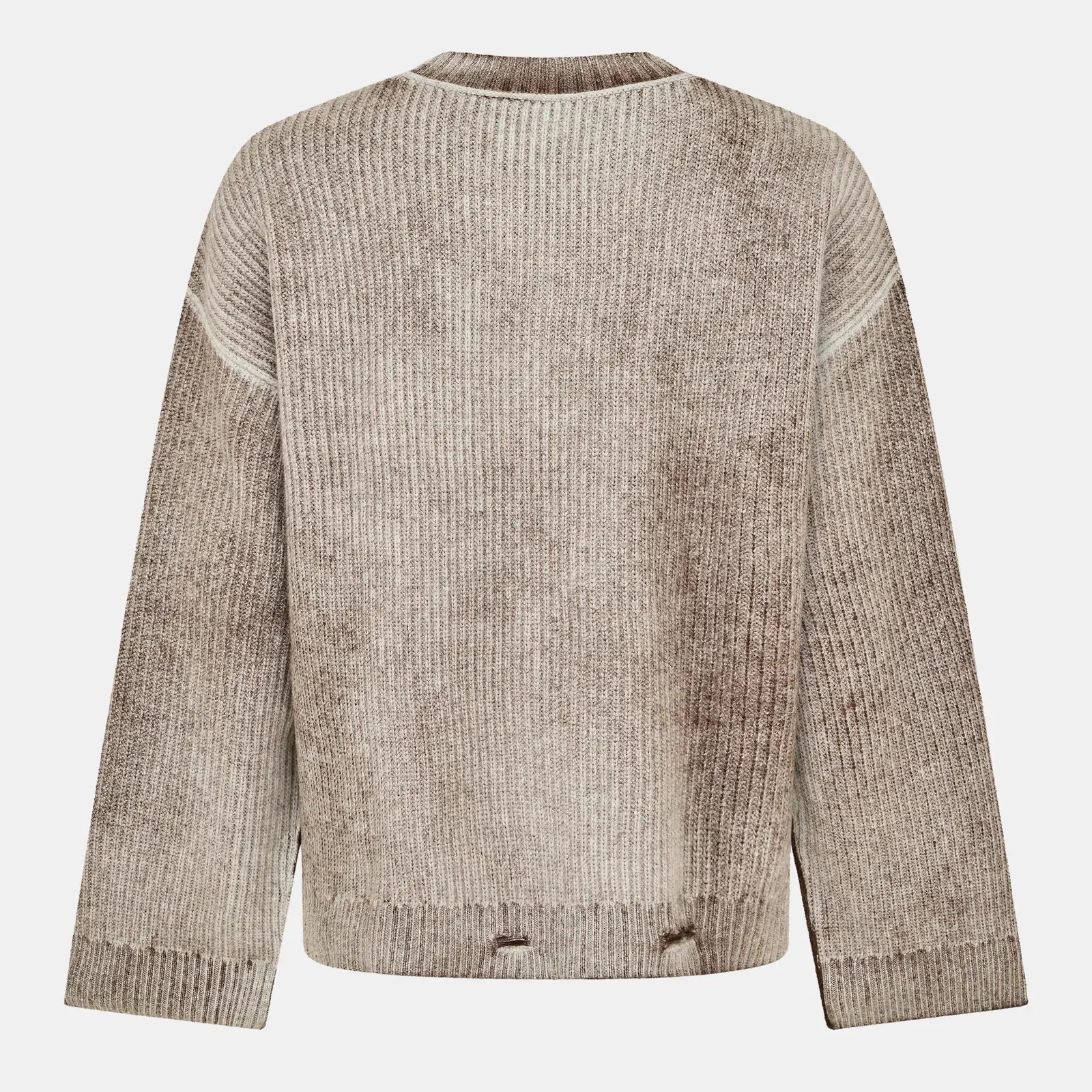 Reversible Knitted Crew Neck Jumper