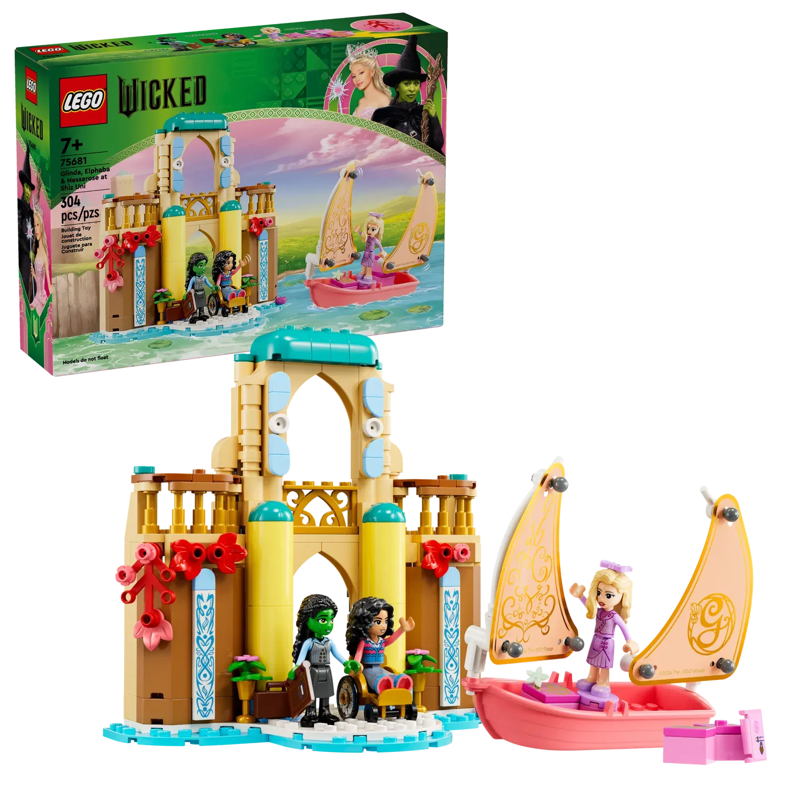Lego Glinda Elphaba Nessarose at Shiz University