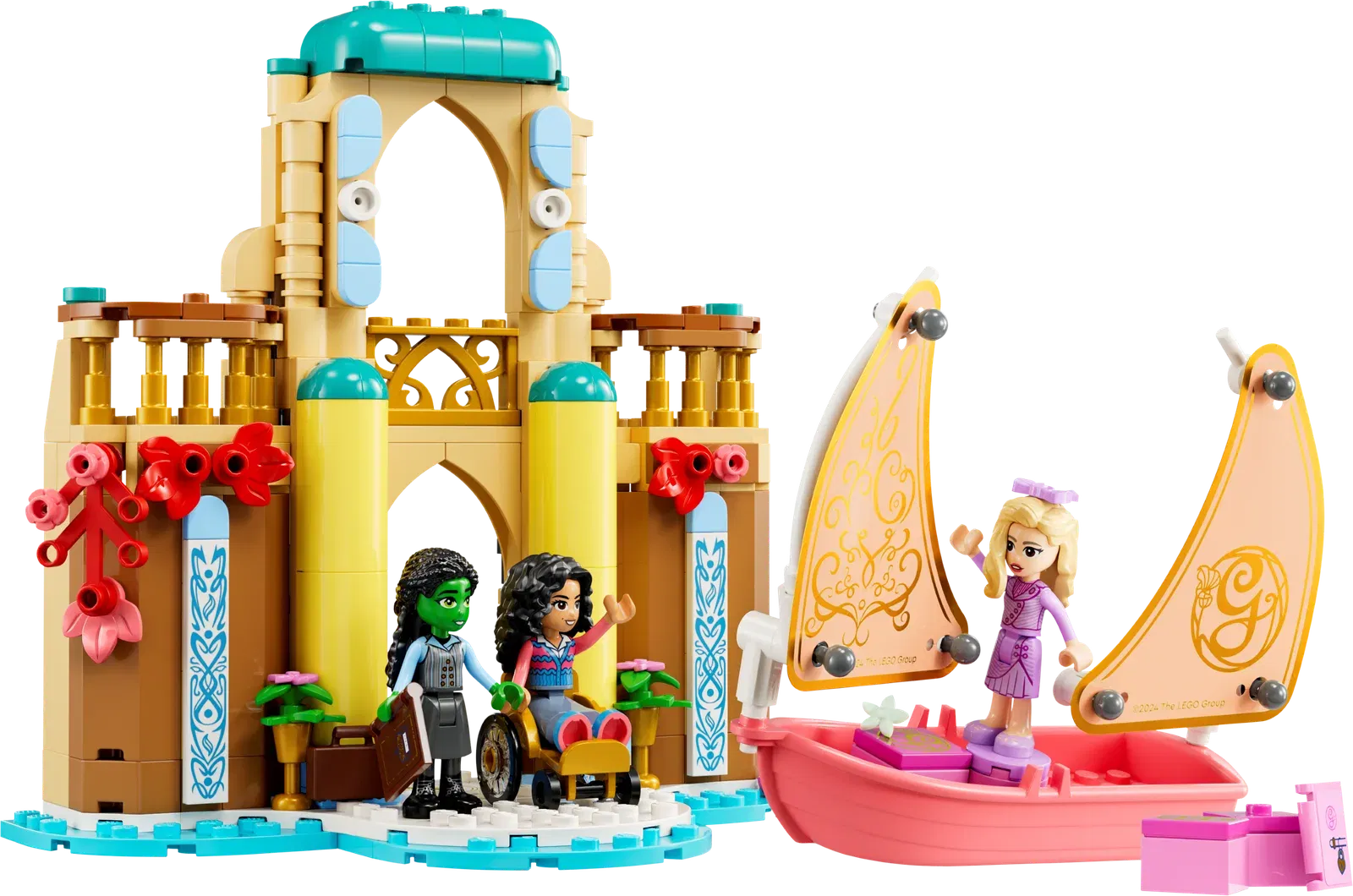 Lego Glinda Elphaba Nessarose at Shiz University
