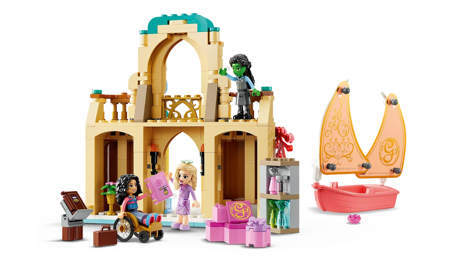 Lego Glinda Elphaba Nessarose at Shiz University