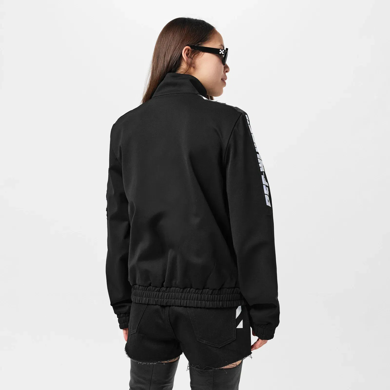 - Weather-Resistant Cropped Short Puffer Jacket