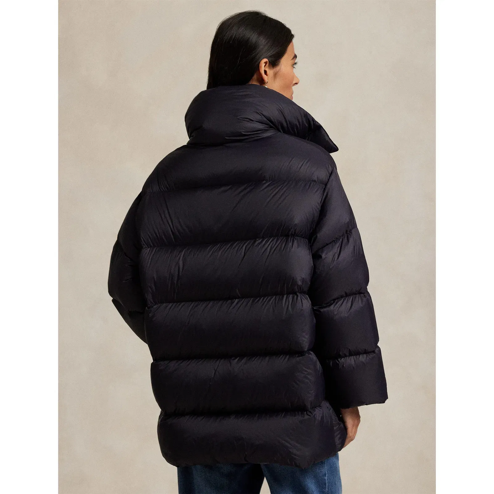 Quilted Hip-Length Short Puffer Jacket