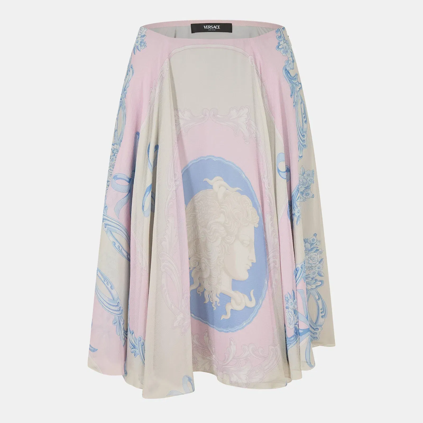 Silk Midi Skirt