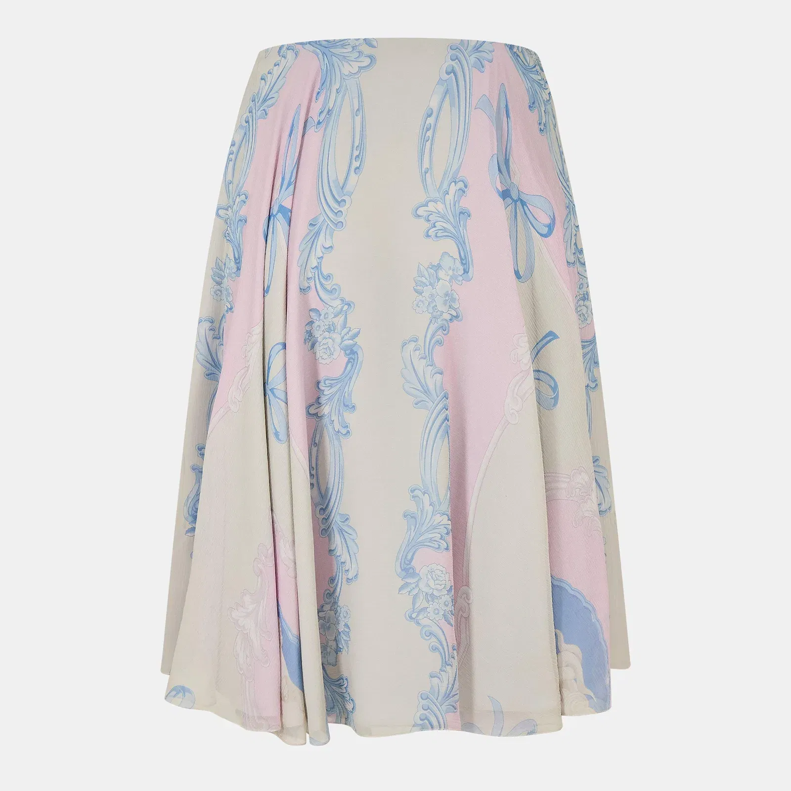 Silk Midi Skirt