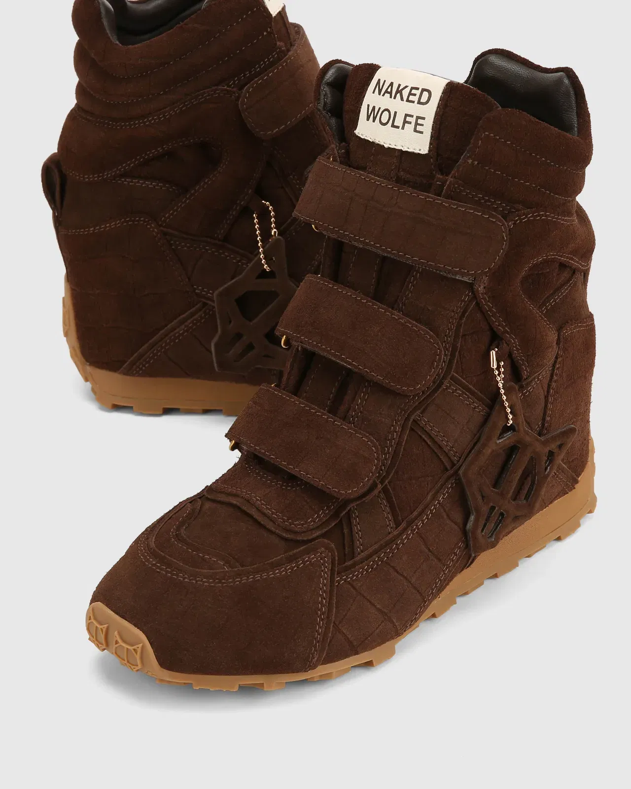 Element Brown Croc Suede