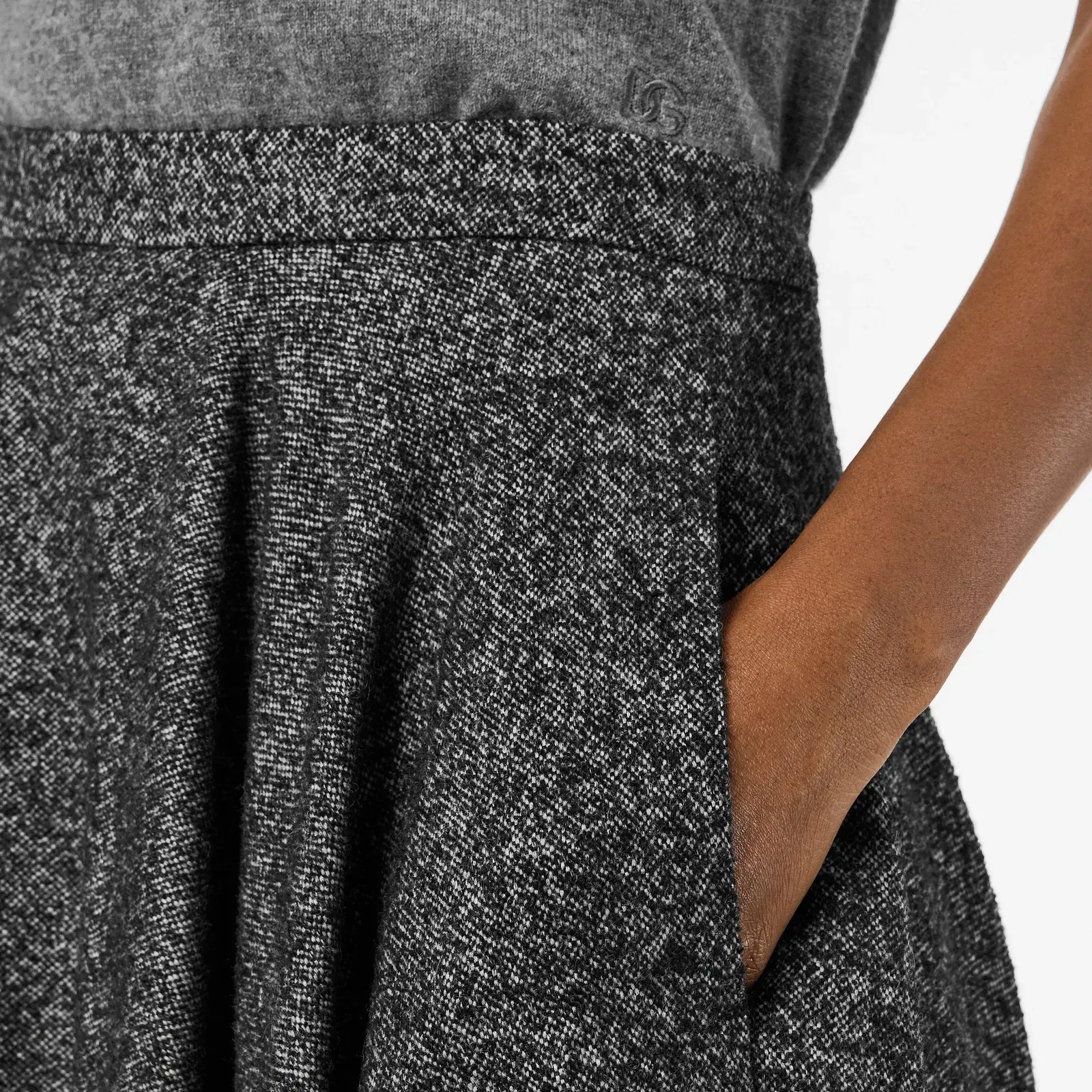 Mid-Calf Midi Skirt