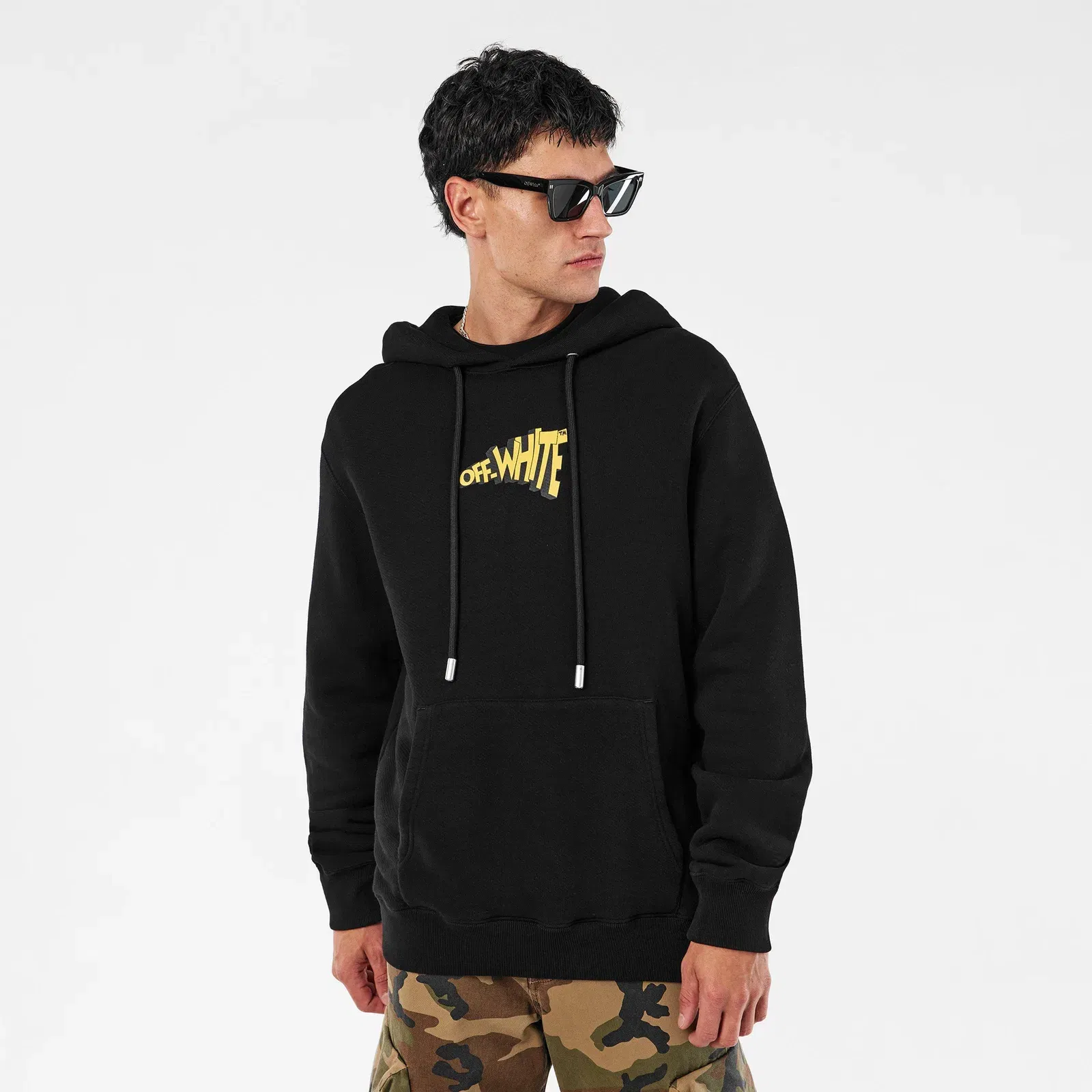 - Cartoon Arrows Long Sleeve Slim Fit Hoodie