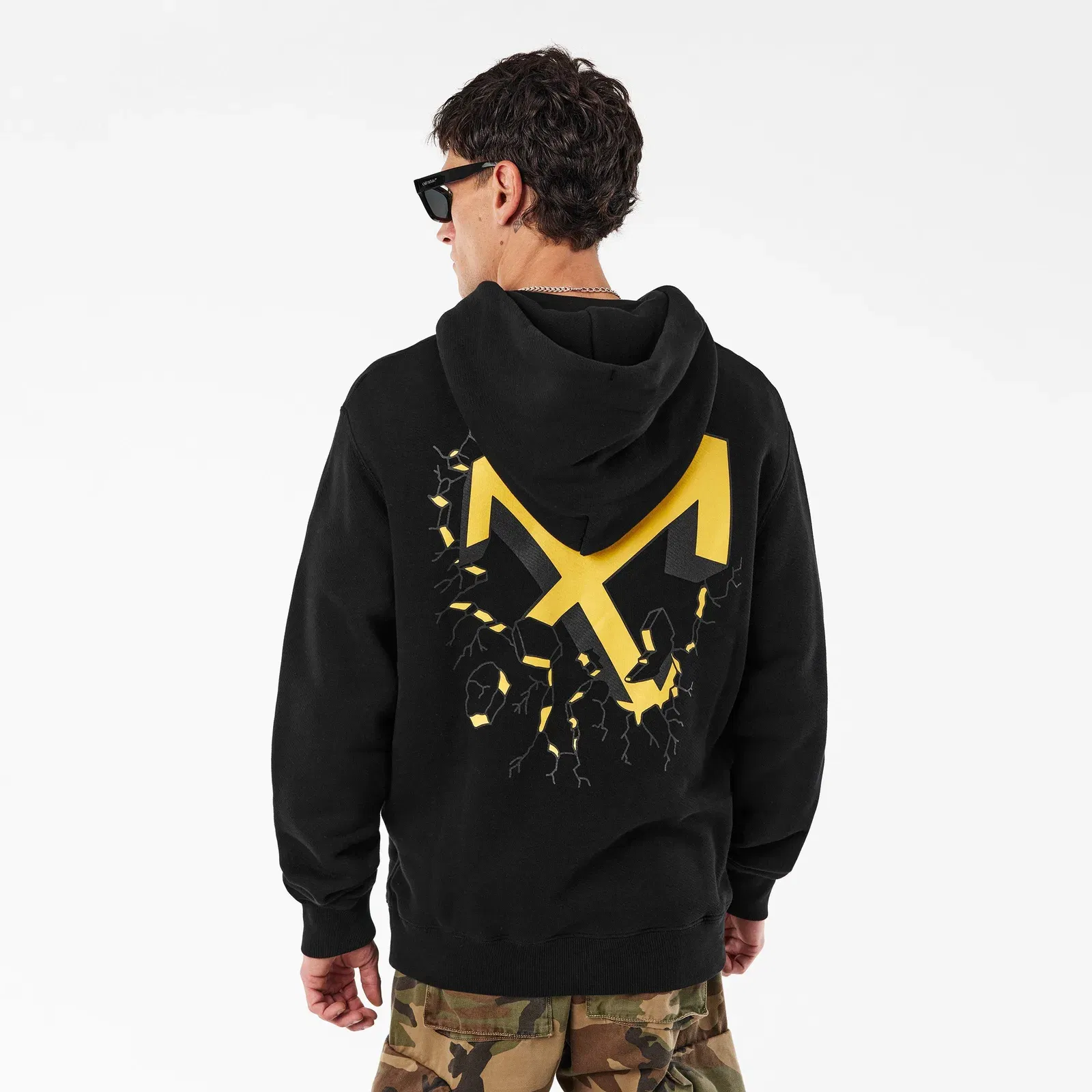 - Cartoon Arrows Long Sleeve Slim Fit Hoodie