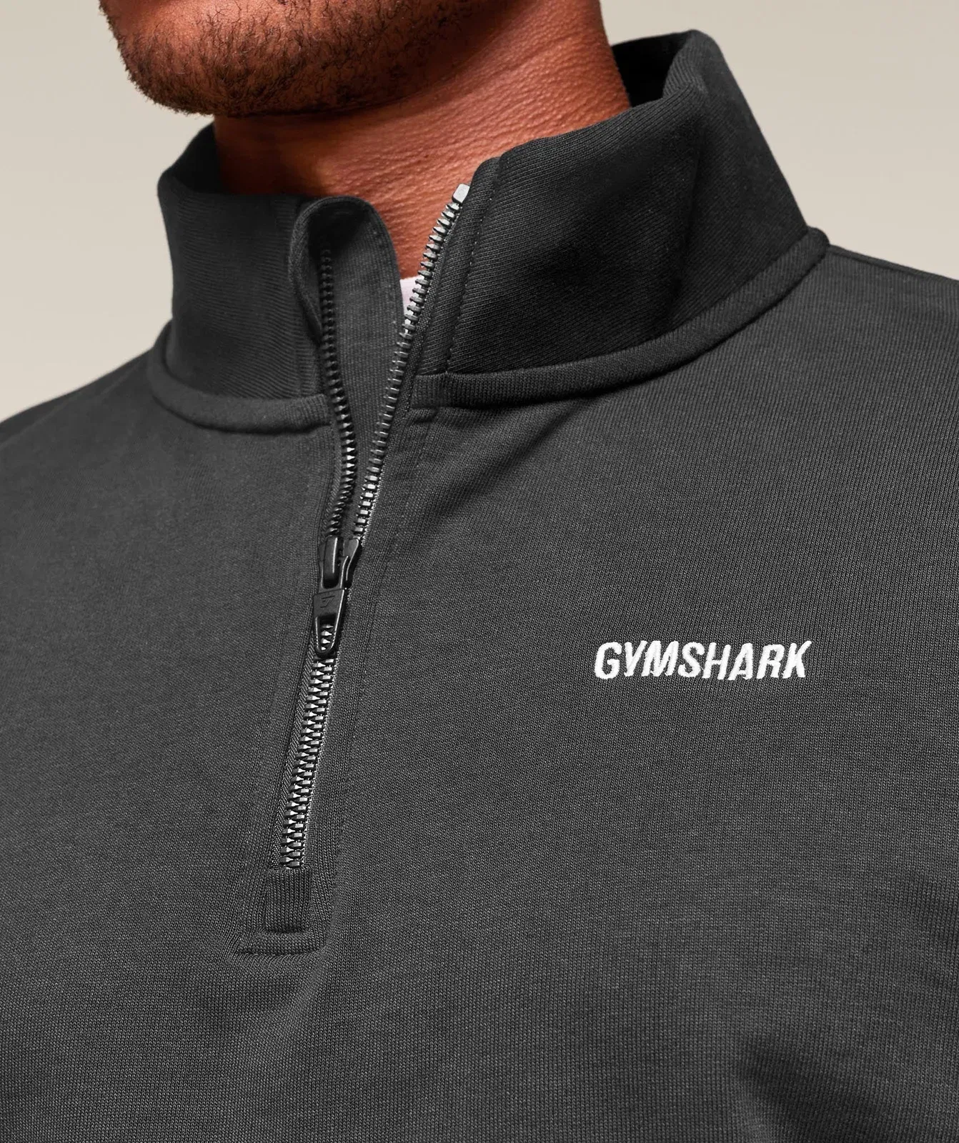 Gymshark Rest Day Sweats 1/4 Zip - Black