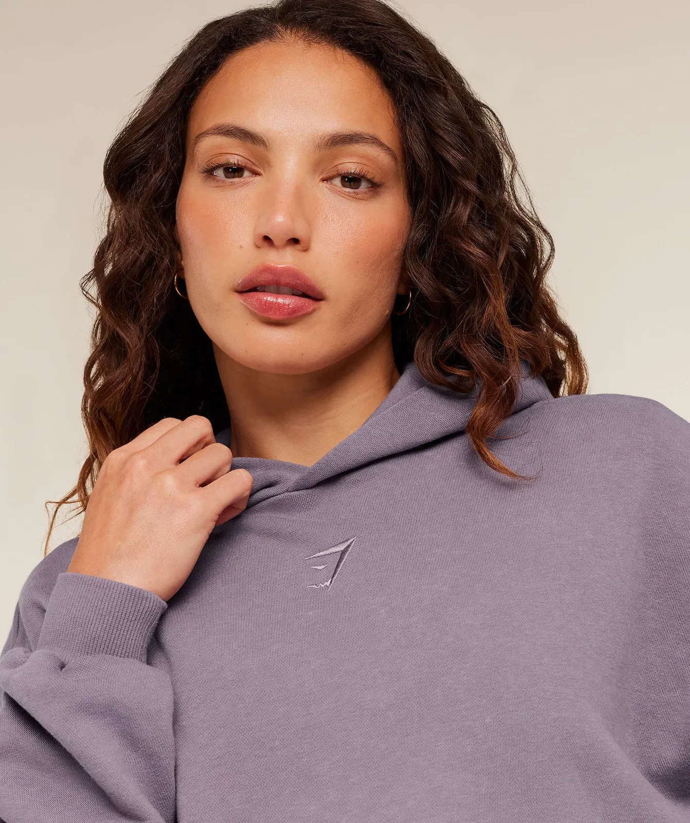 Gymshark Power Washed Oversized Hoodie - Dusk Purple/Acid Wash
