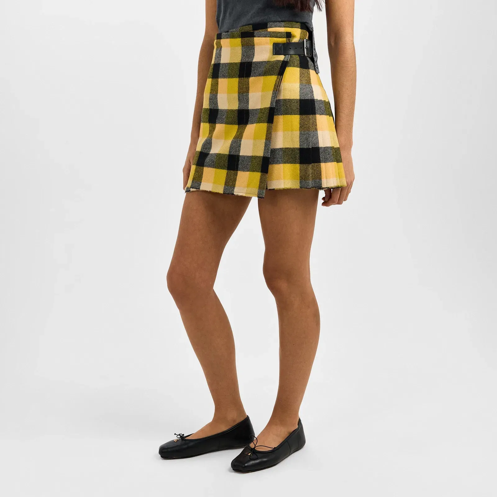 Viv Check Mini Skirt
