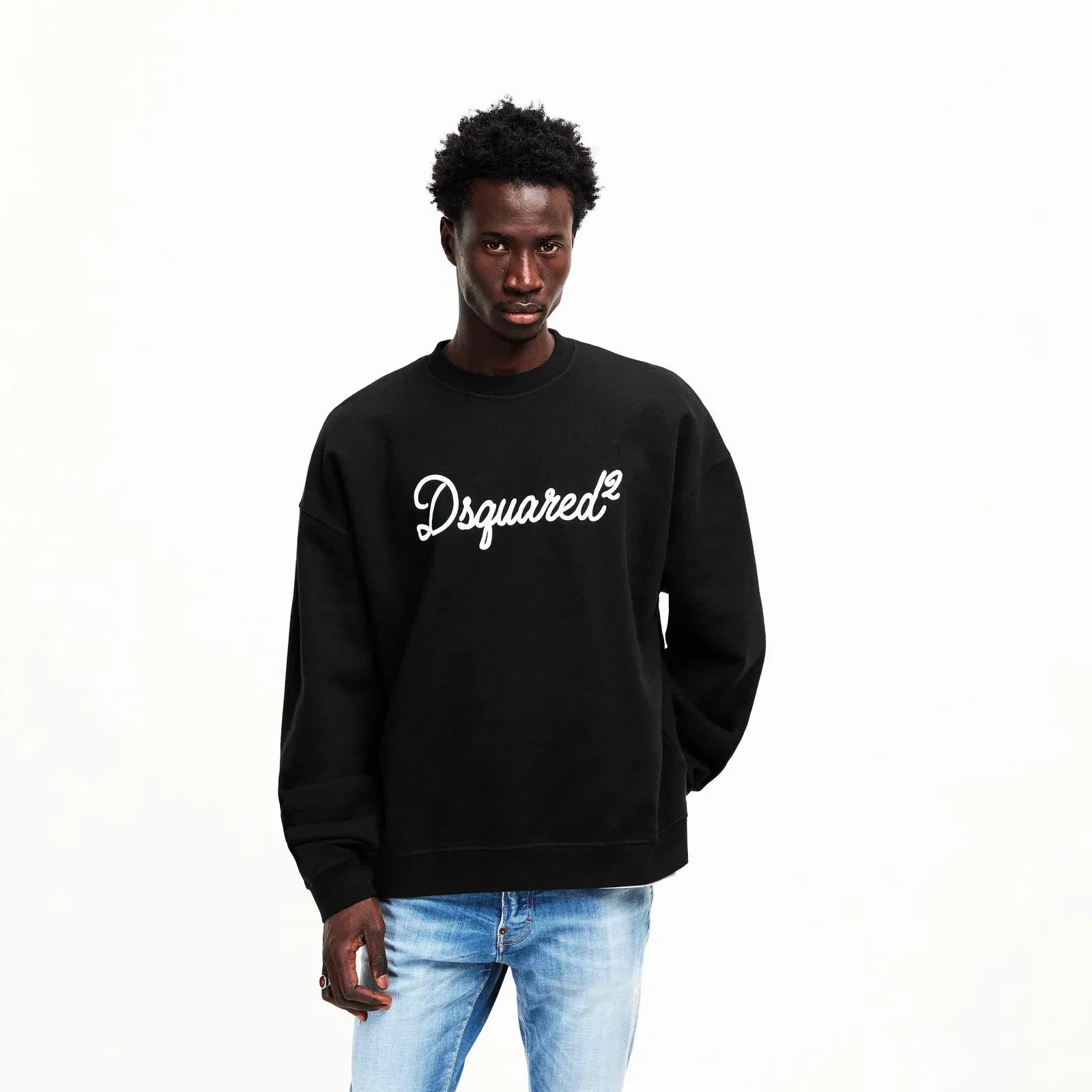 DSQ Big Signature Crew Sweatshirt
