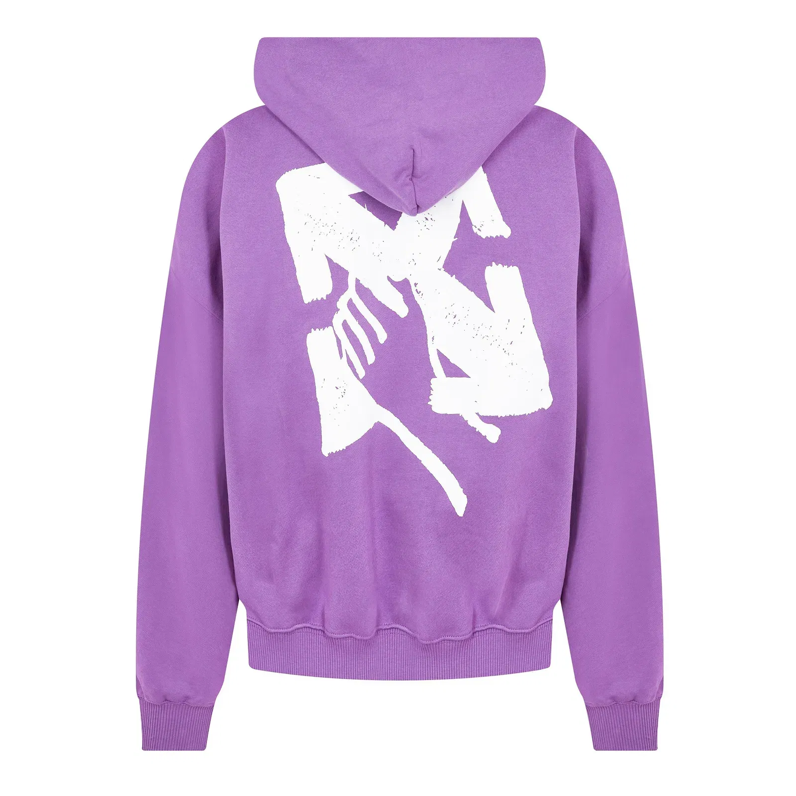 Hand Arrow Cotton Oversized Fit Over the Head Hoodie