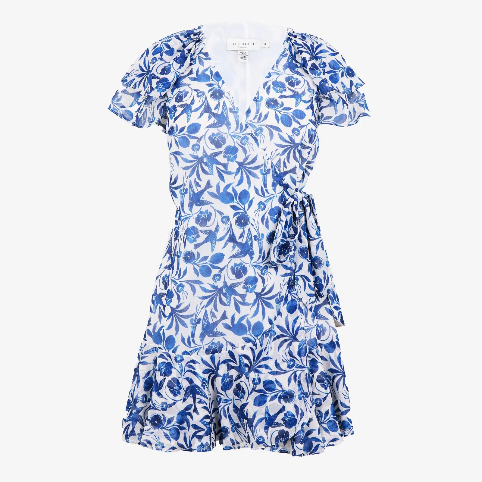 Anshan Wrap Mini Dress
