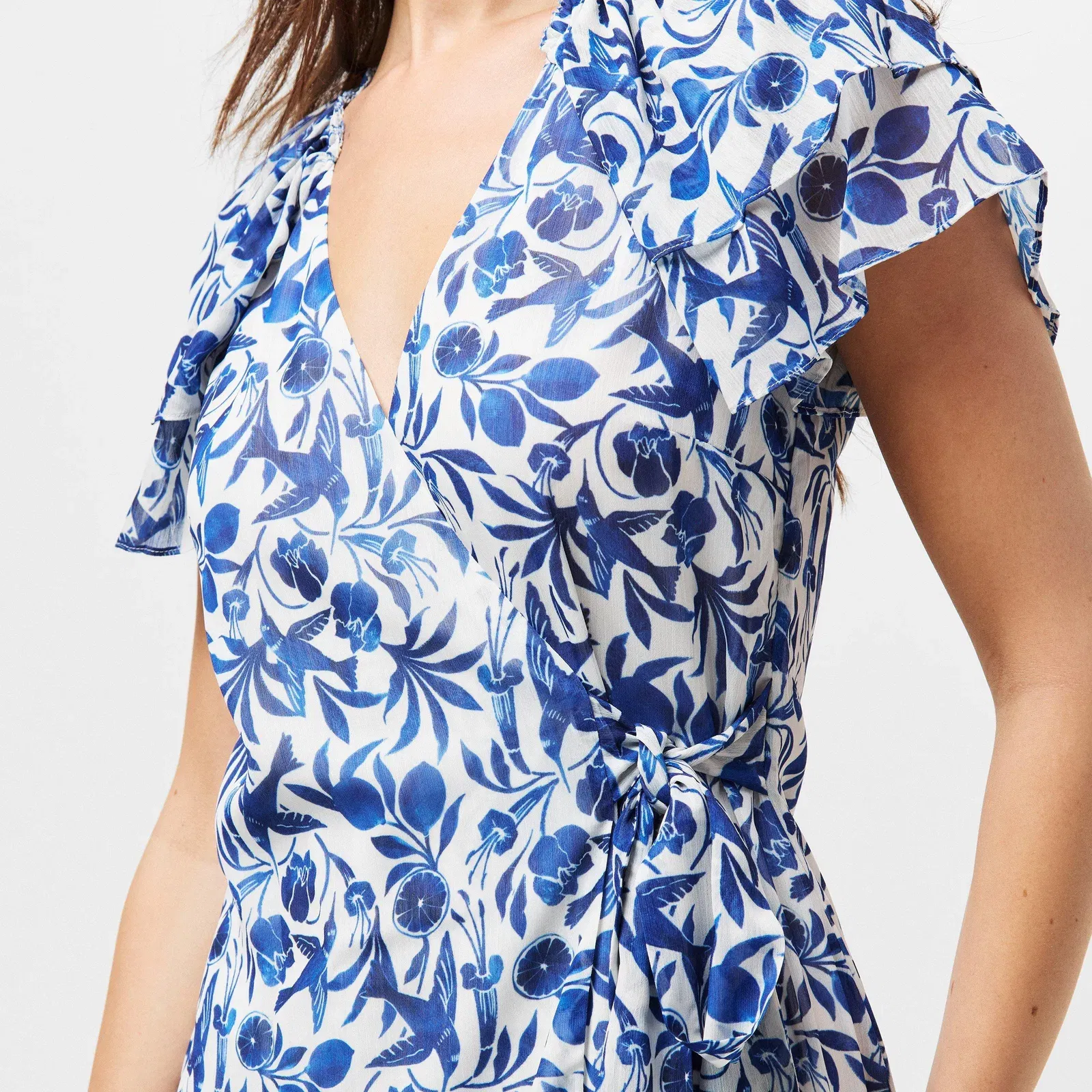 Anshan Wrap Mini Dress