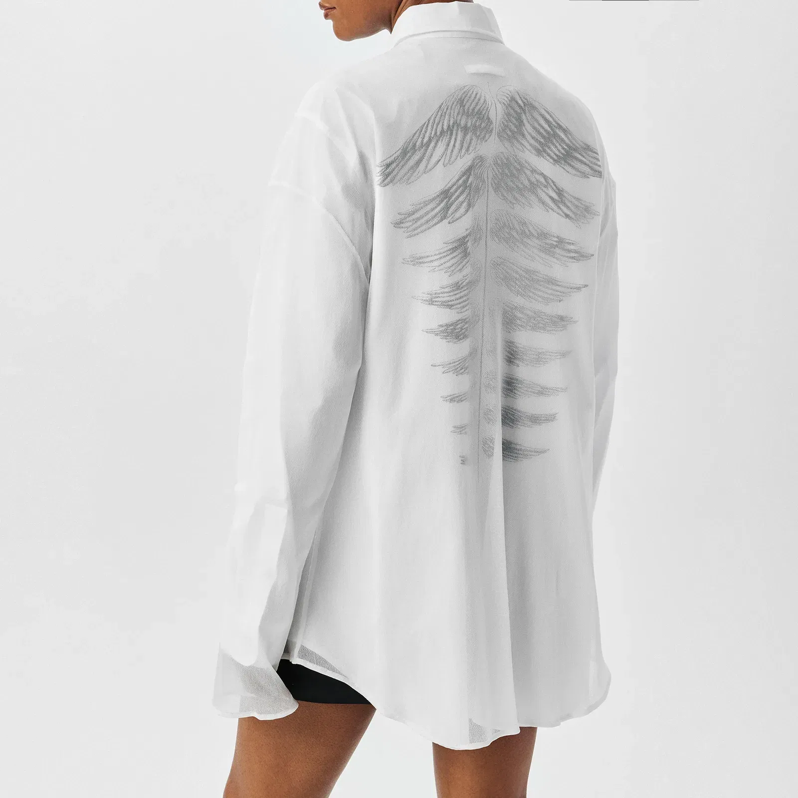 Tailored Collar Button-Through Shirt Dress