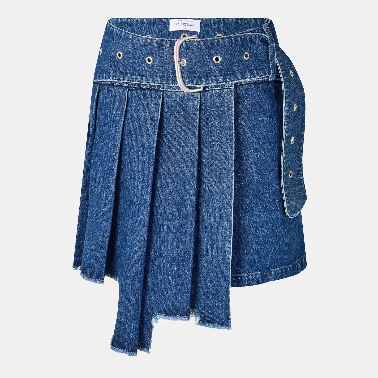 Structured Denim Skirt