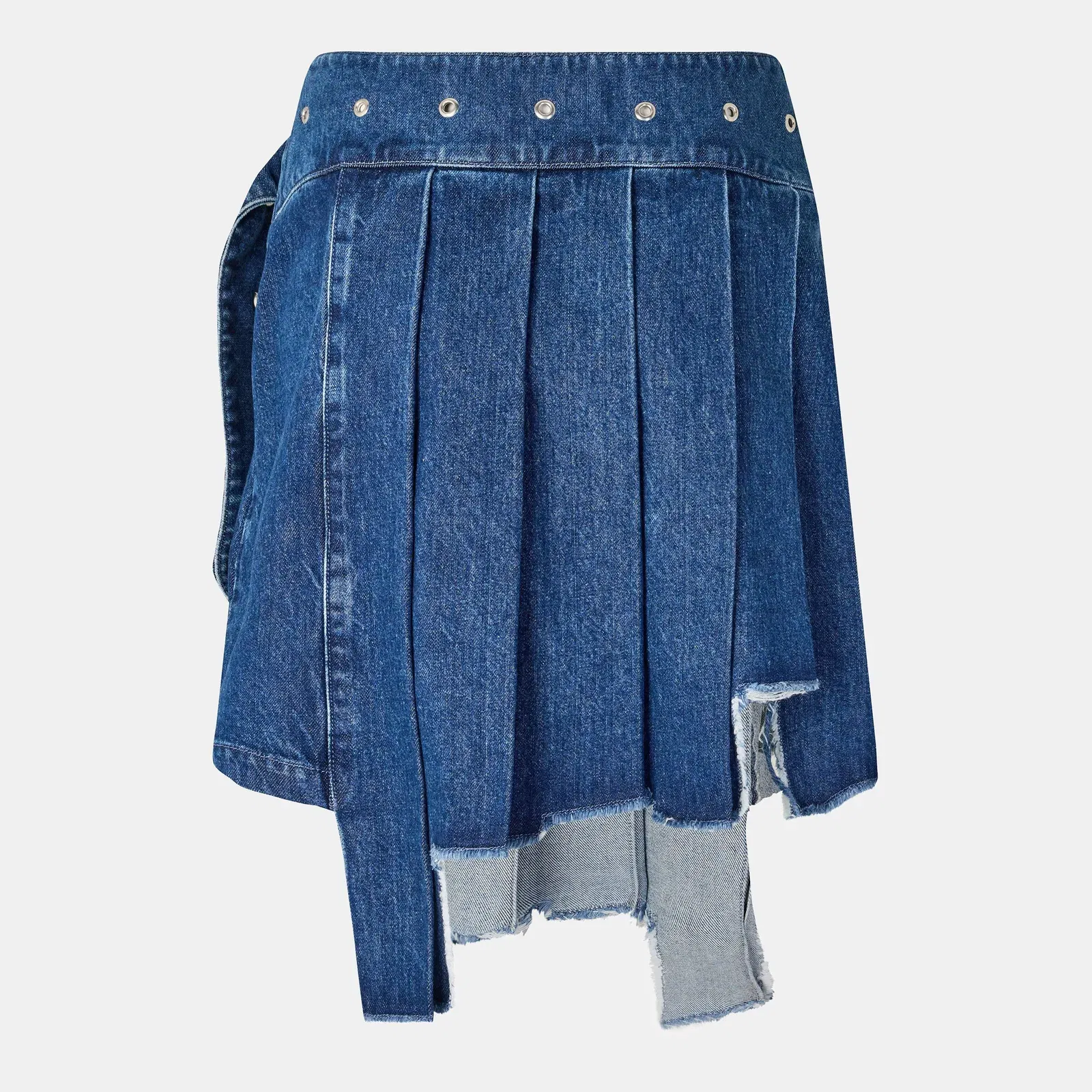 Structured Denim Skirt