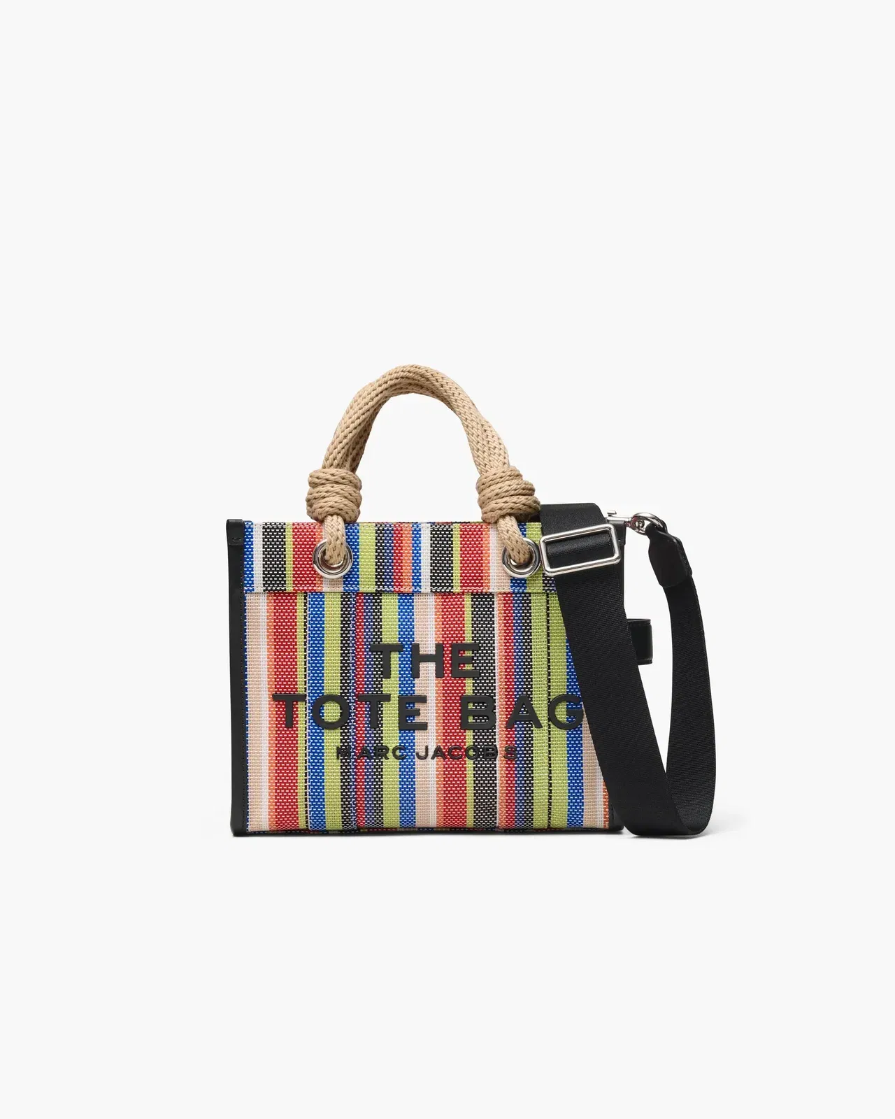 The Stripe Mesh Small Tote Bag