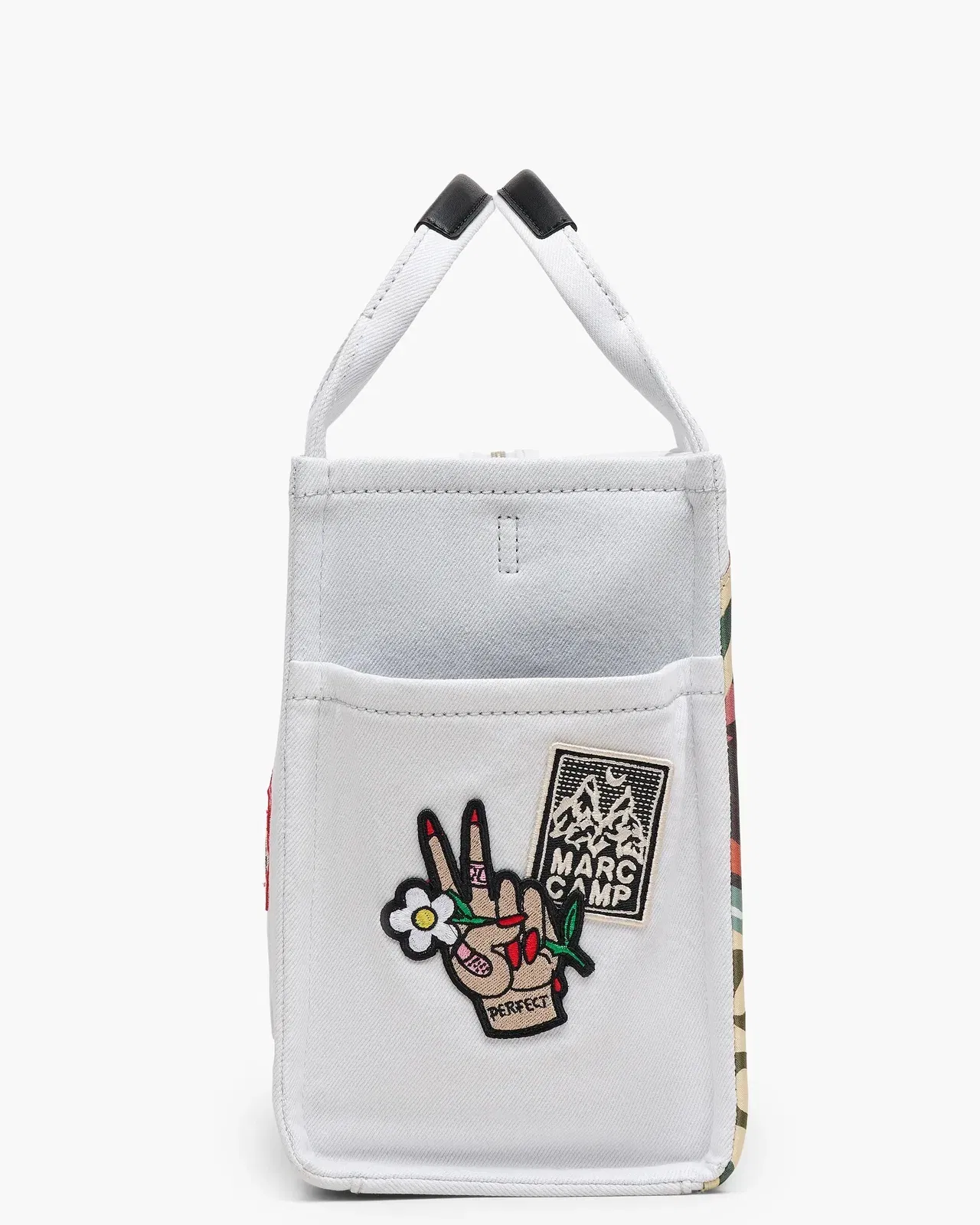 The Camp Patchwork Denim Medium Tote Bag