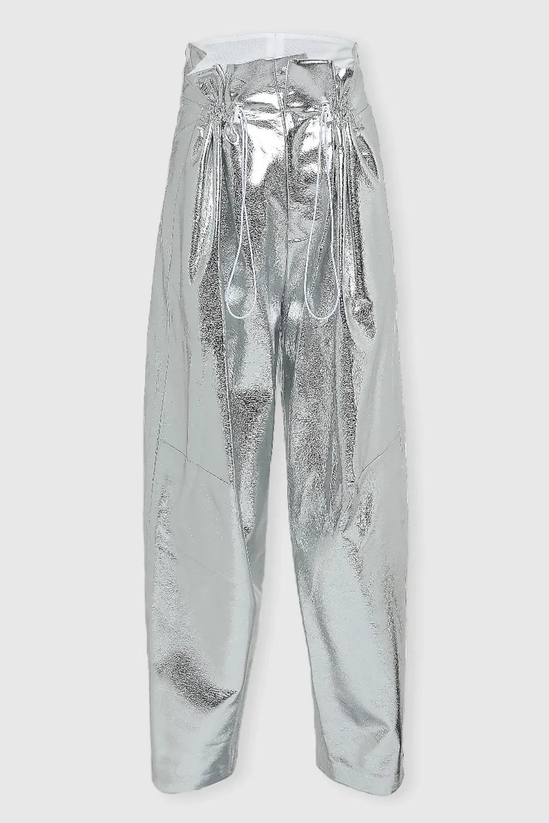VEGAN LEATHER PARACHUTE PANTS