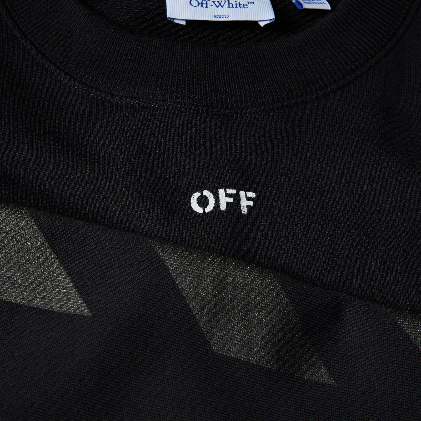 Cornly Diag Crew Sweatshirt