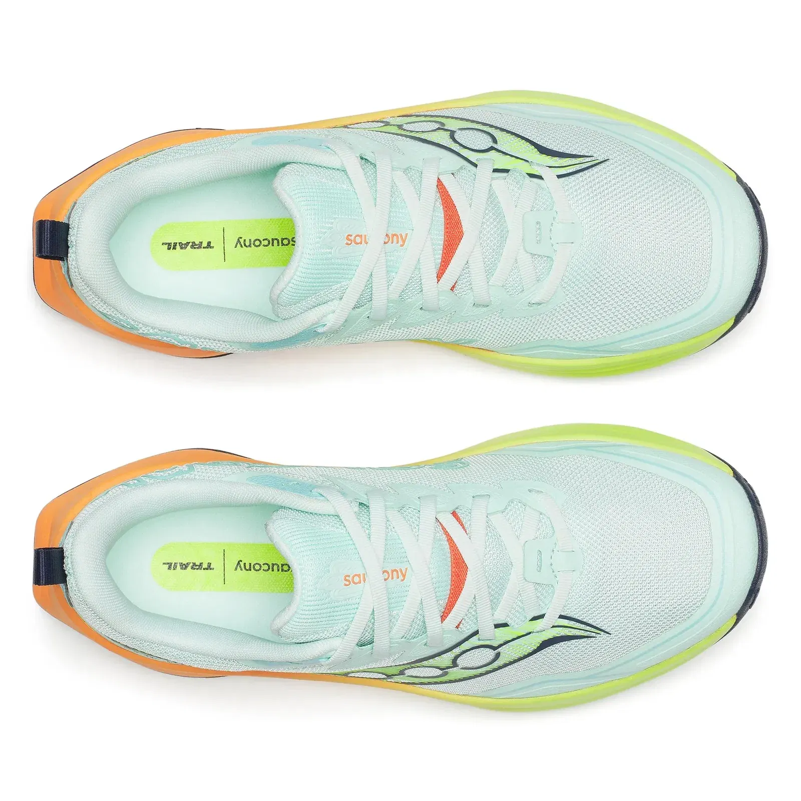 Saucony Women's Peregrine 16 Aqua | Citron