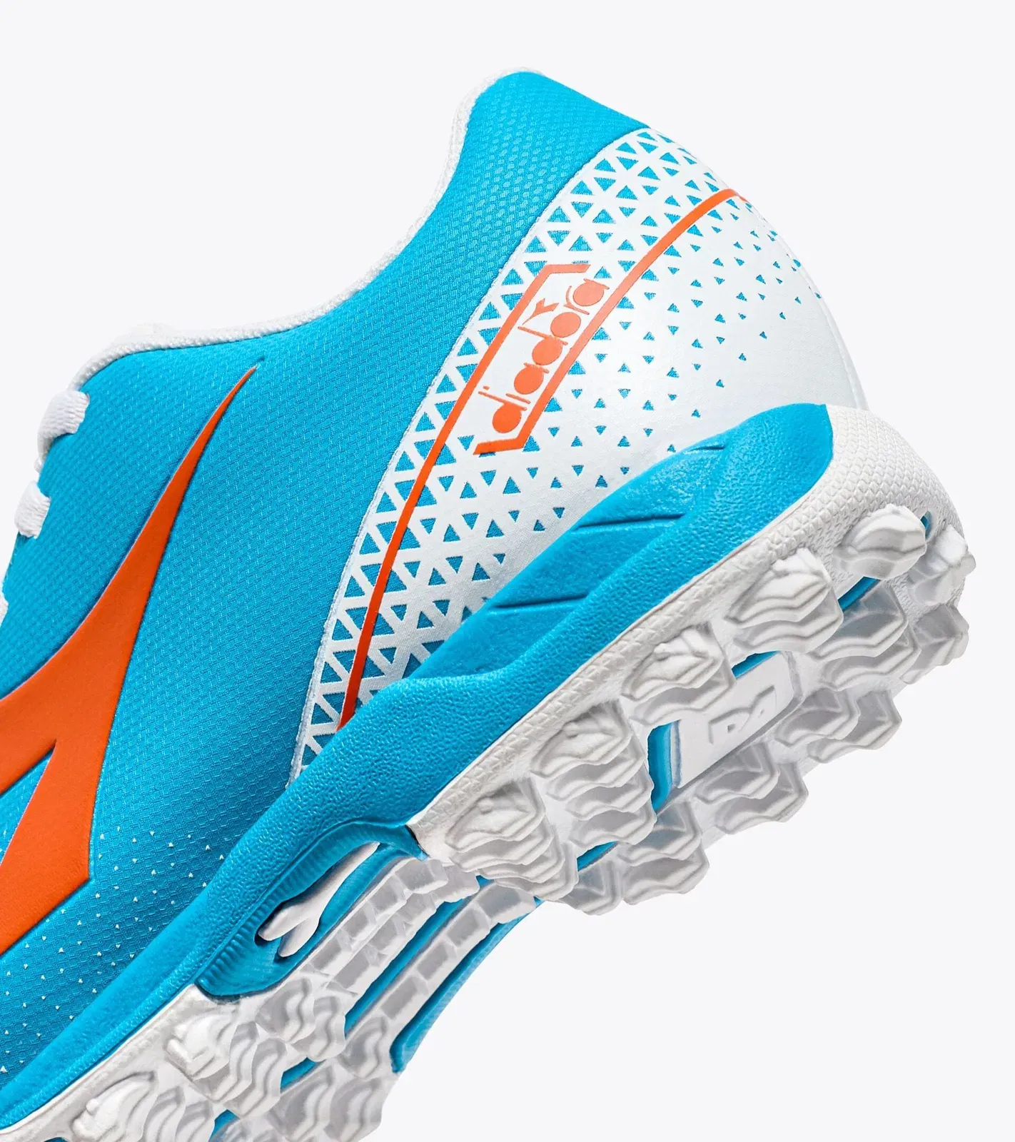 Diadora Pichichi 6 Tf Jr Blue Fluo/White/Orange