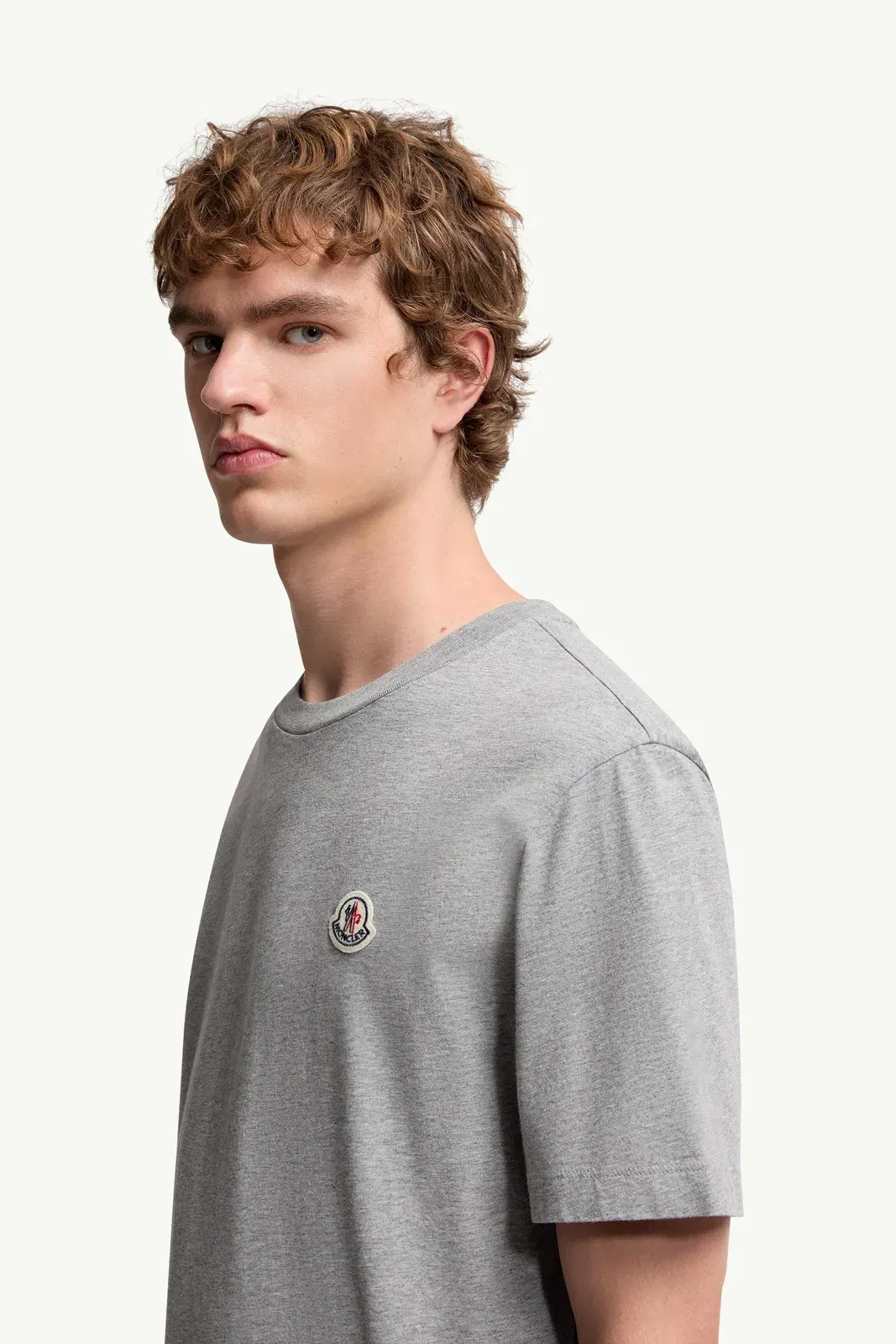 Moncler Logo Patch Cotton T-Shirt (Pack Of Three) White & Black & Grey White & Black & Grey