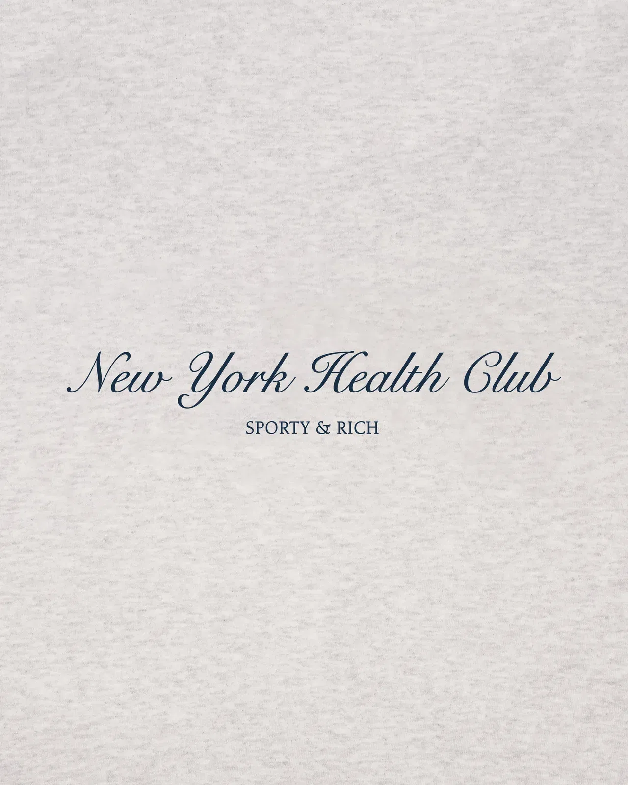 NY Health Club T-Shirt - Heather Gray/Navy