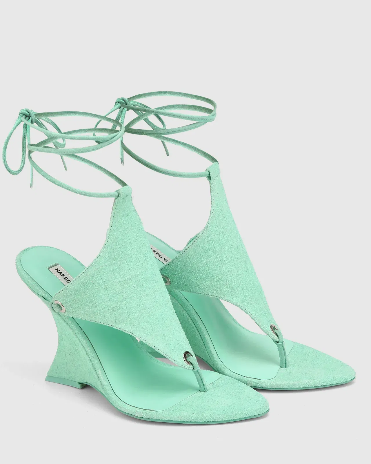 Rampage Mint Croc Suede