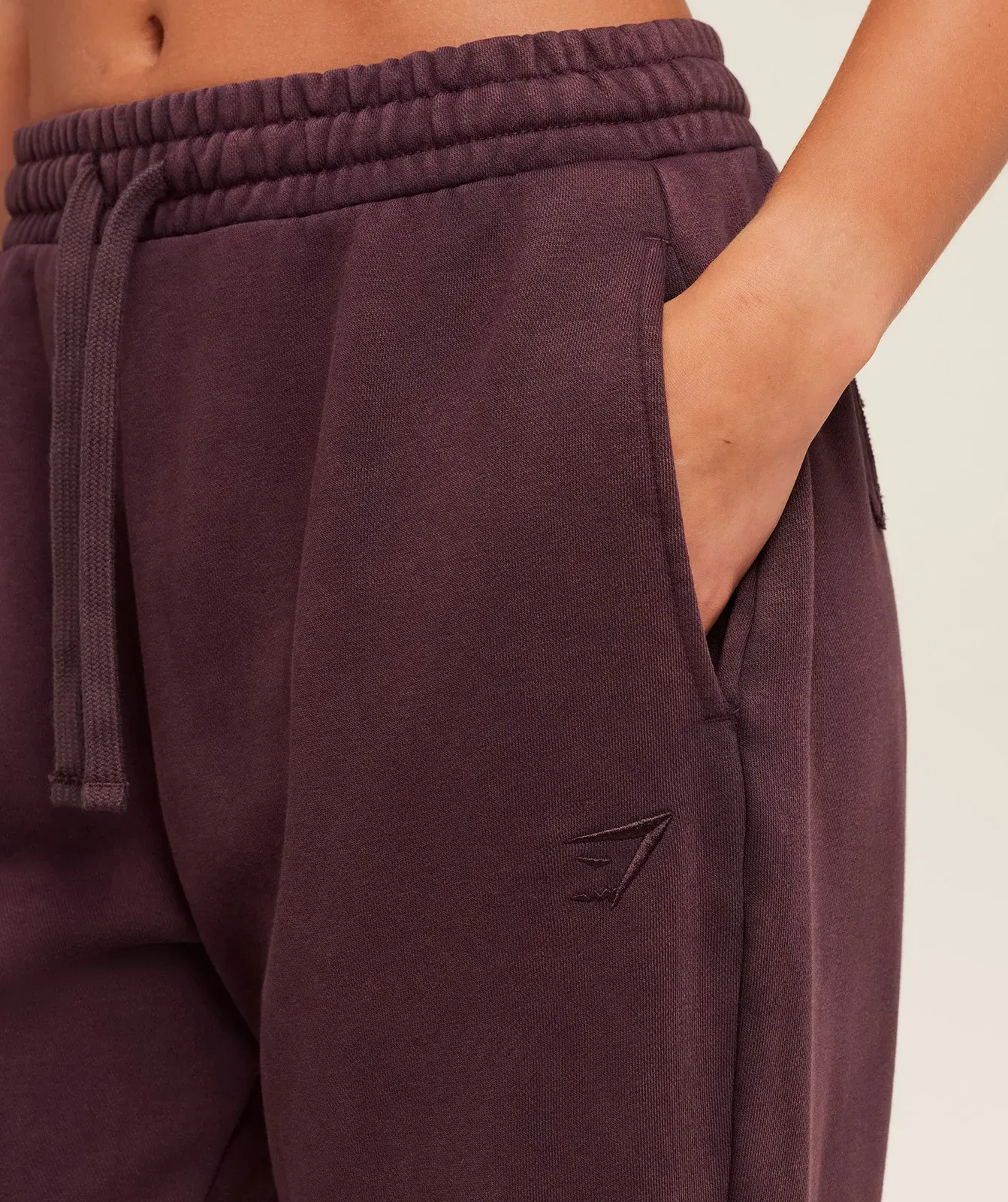 Gymshark Power Washed Cuff Joggers - Cherry Purple/Acid Wash