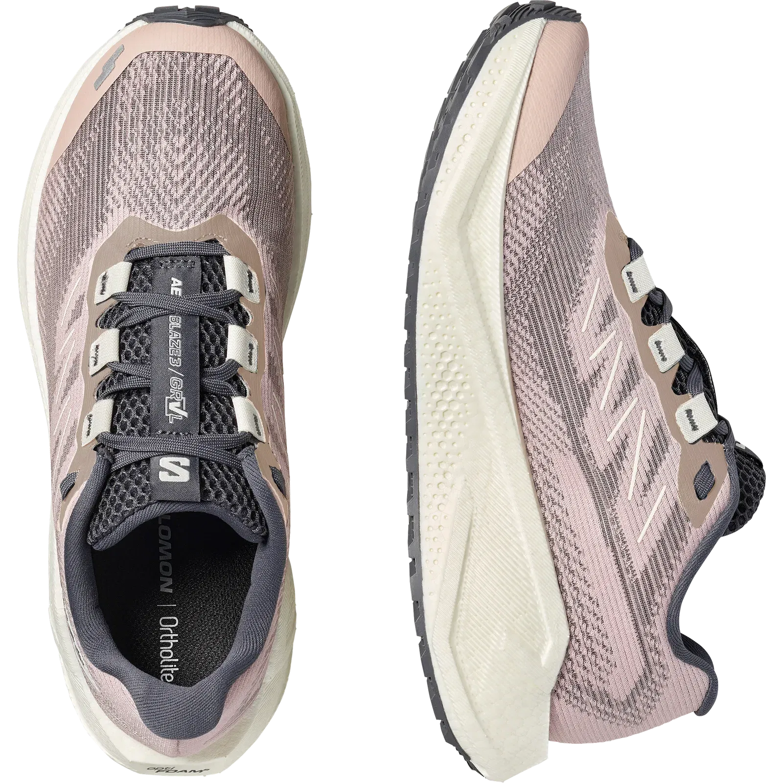 Salomon Aero Blaze 3 Grvl Gravel Running Shoes Womens Shadow Gray