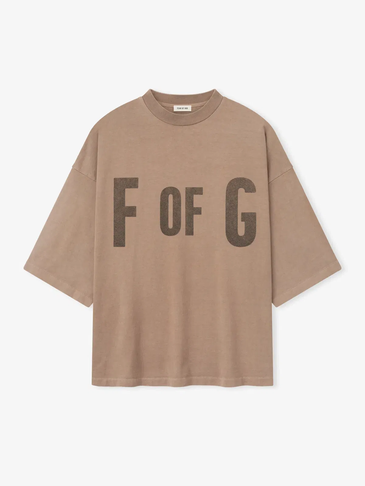 Essentials F Of G T-Shirt Dune Pearl