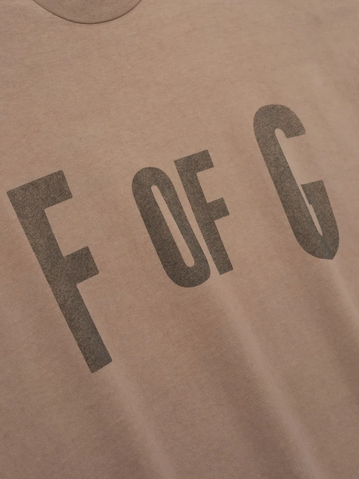 Essentials F Of G T-Shirt Dune Pearl