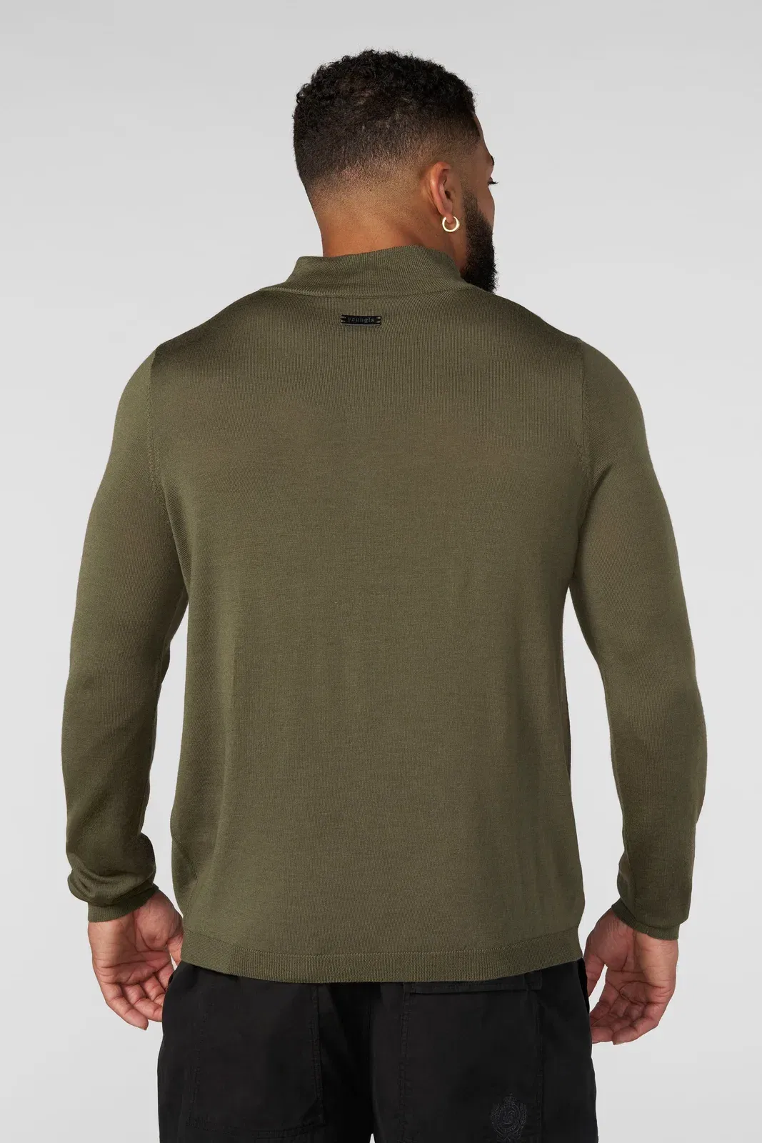 8048 - Monaco Wool Quarter-Zip Sweaters