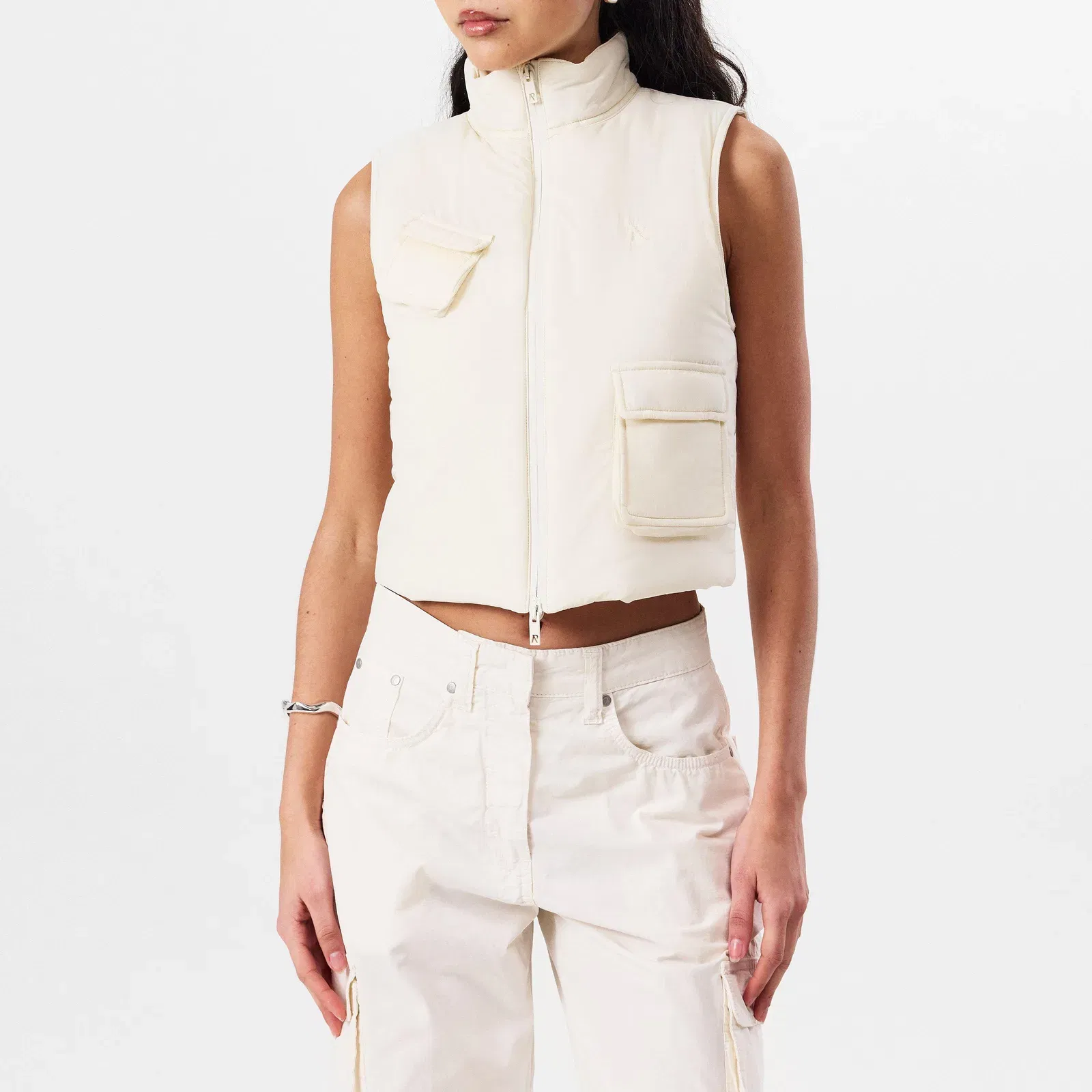Revolver Stand Collar Full Zip Gilet