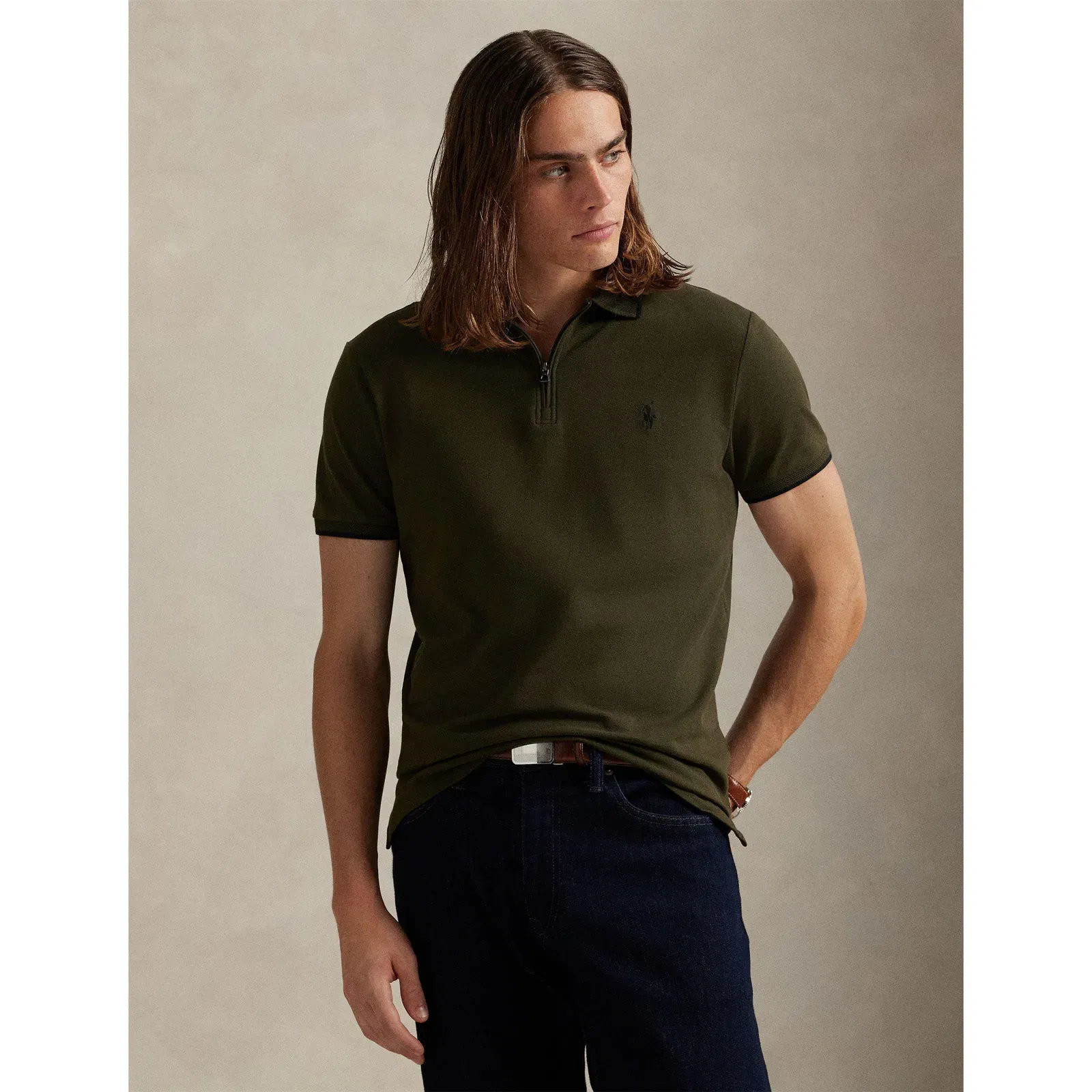 Zipped Short Sleeve Shirt