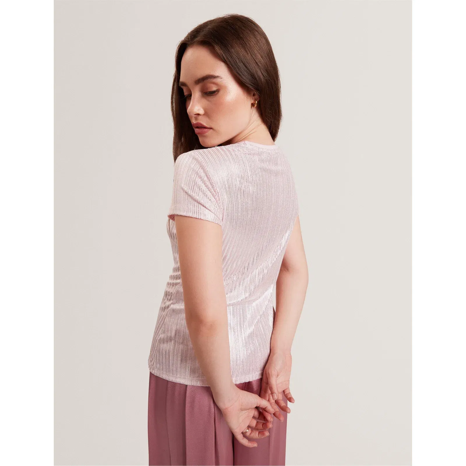 Metallic Slim Fit T-Shirt