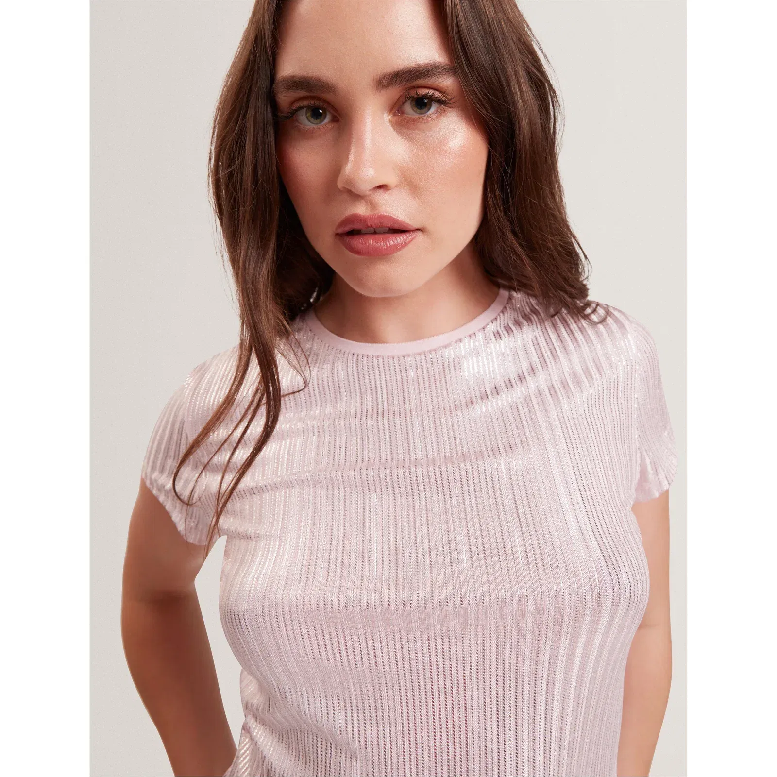 Metallic Slim Fit T-Shirt