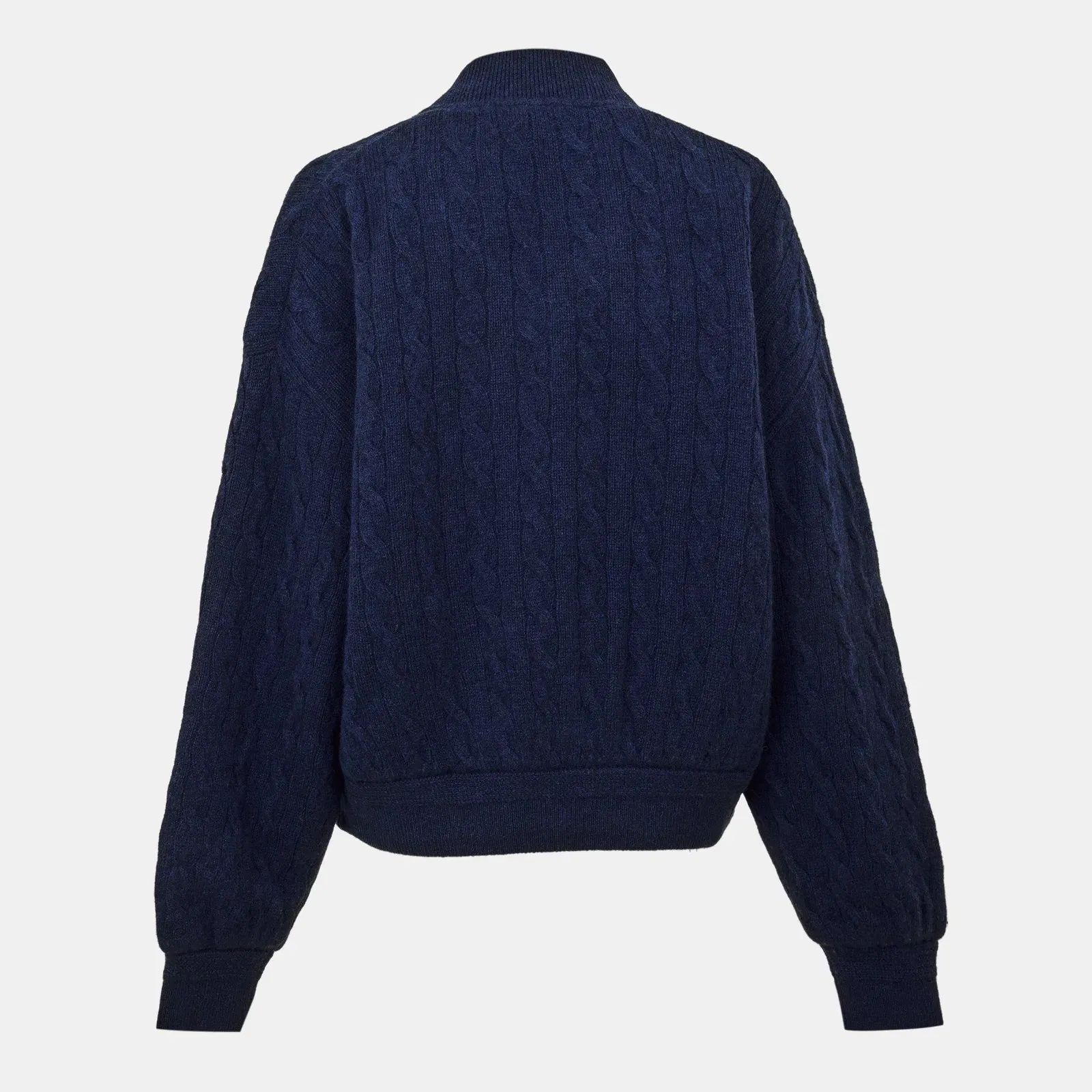 American Style Ribbed Trim Bomber Jacket