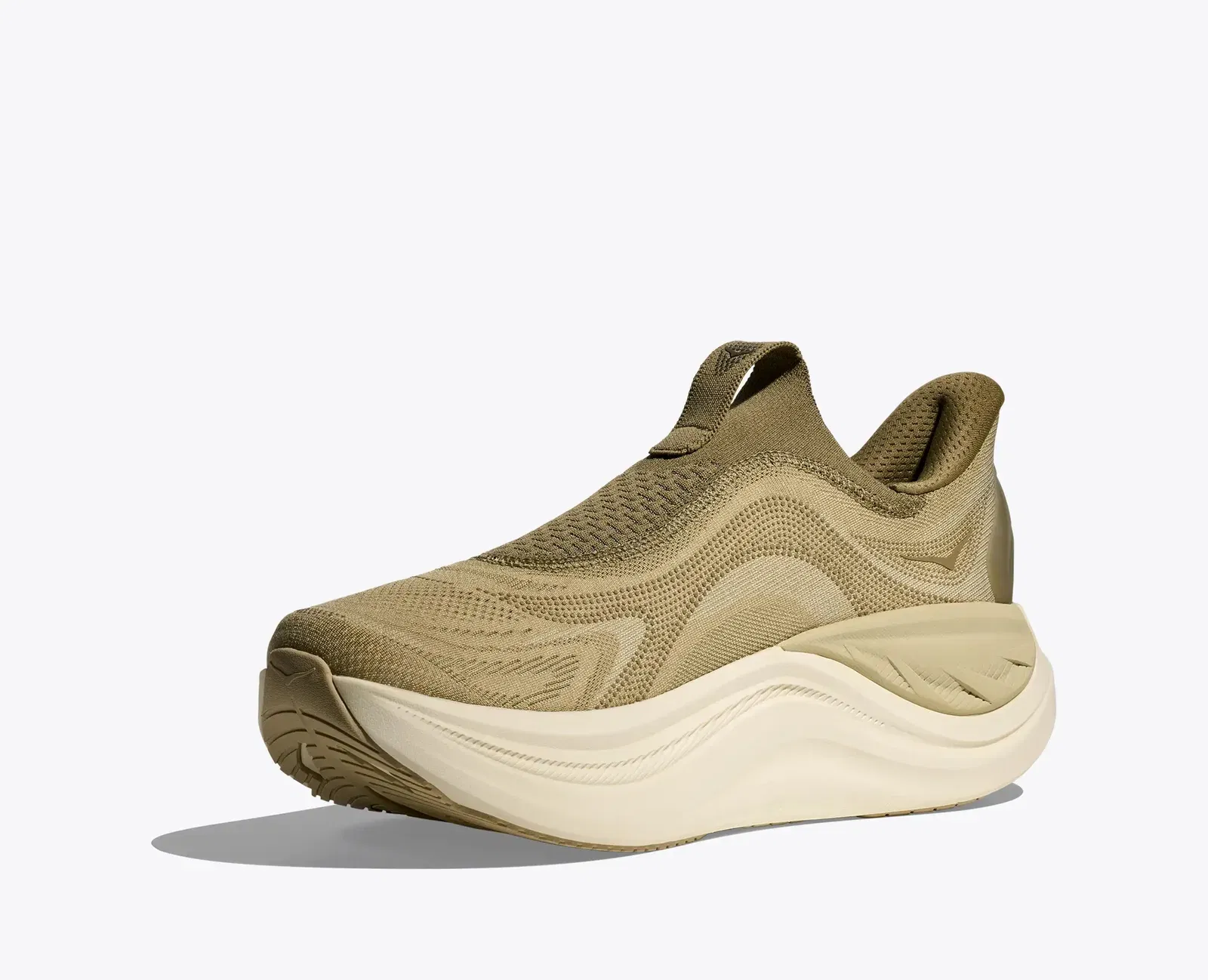Hoka 'S Skyward Laceless Grassland Wild Mushroom