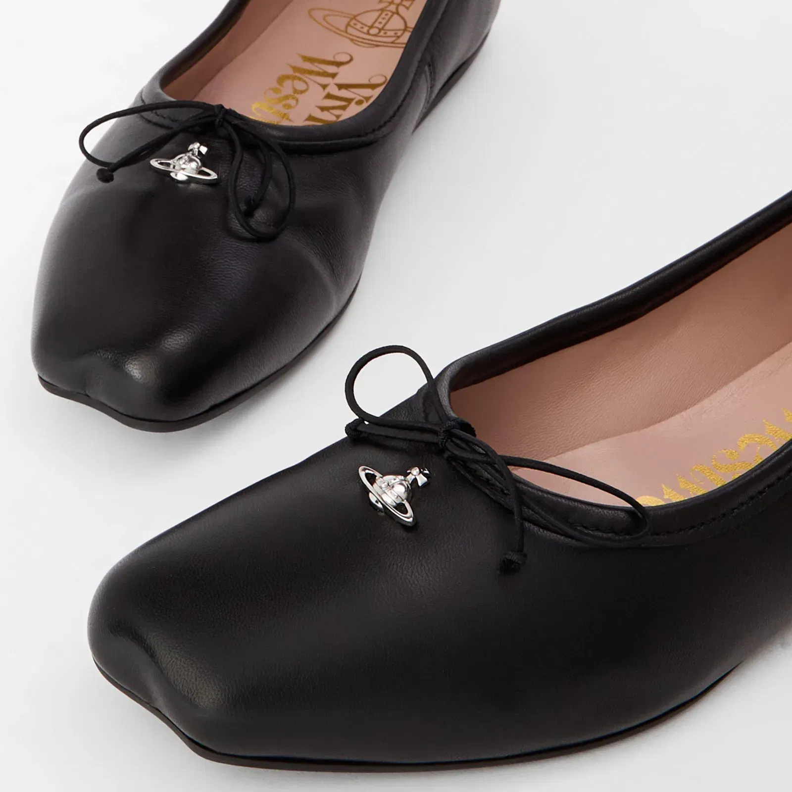 Leather Brigitte Ballerina Pumps
