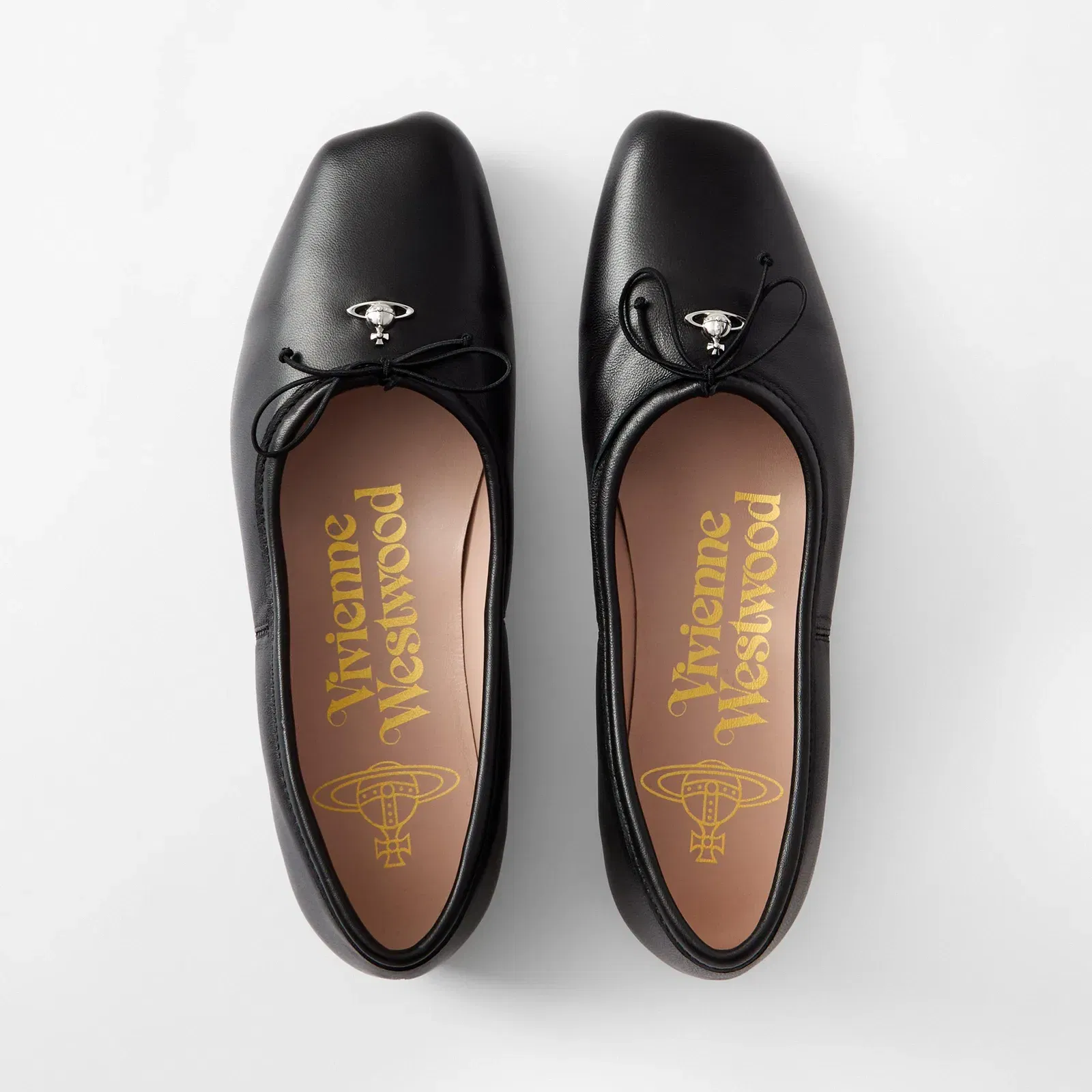 Leather Brigitte Ballerina Pumps
