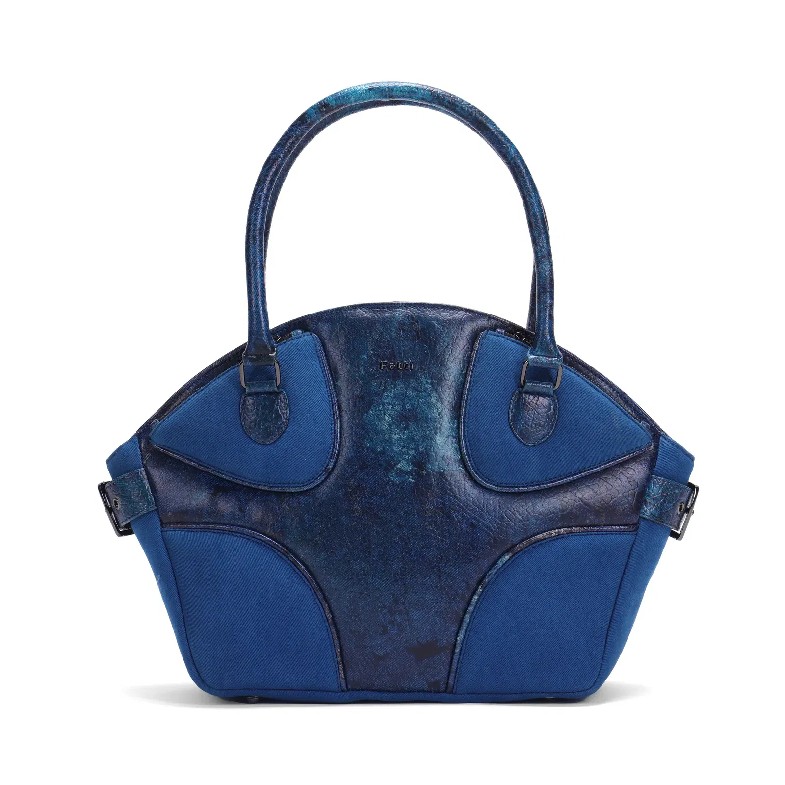 Muddled Cargo Tote - Cracked Indigo